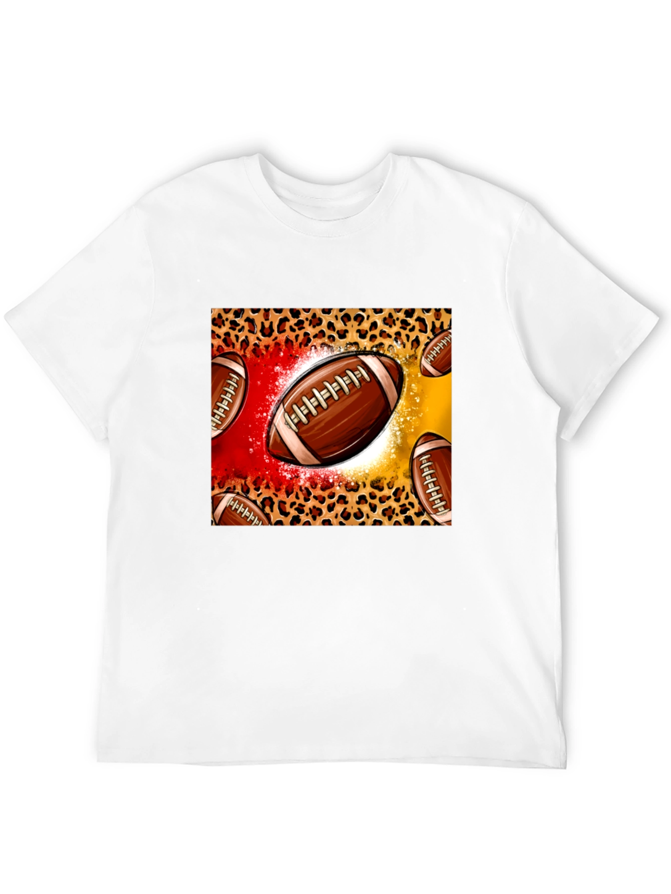 Football Print T-Shirt