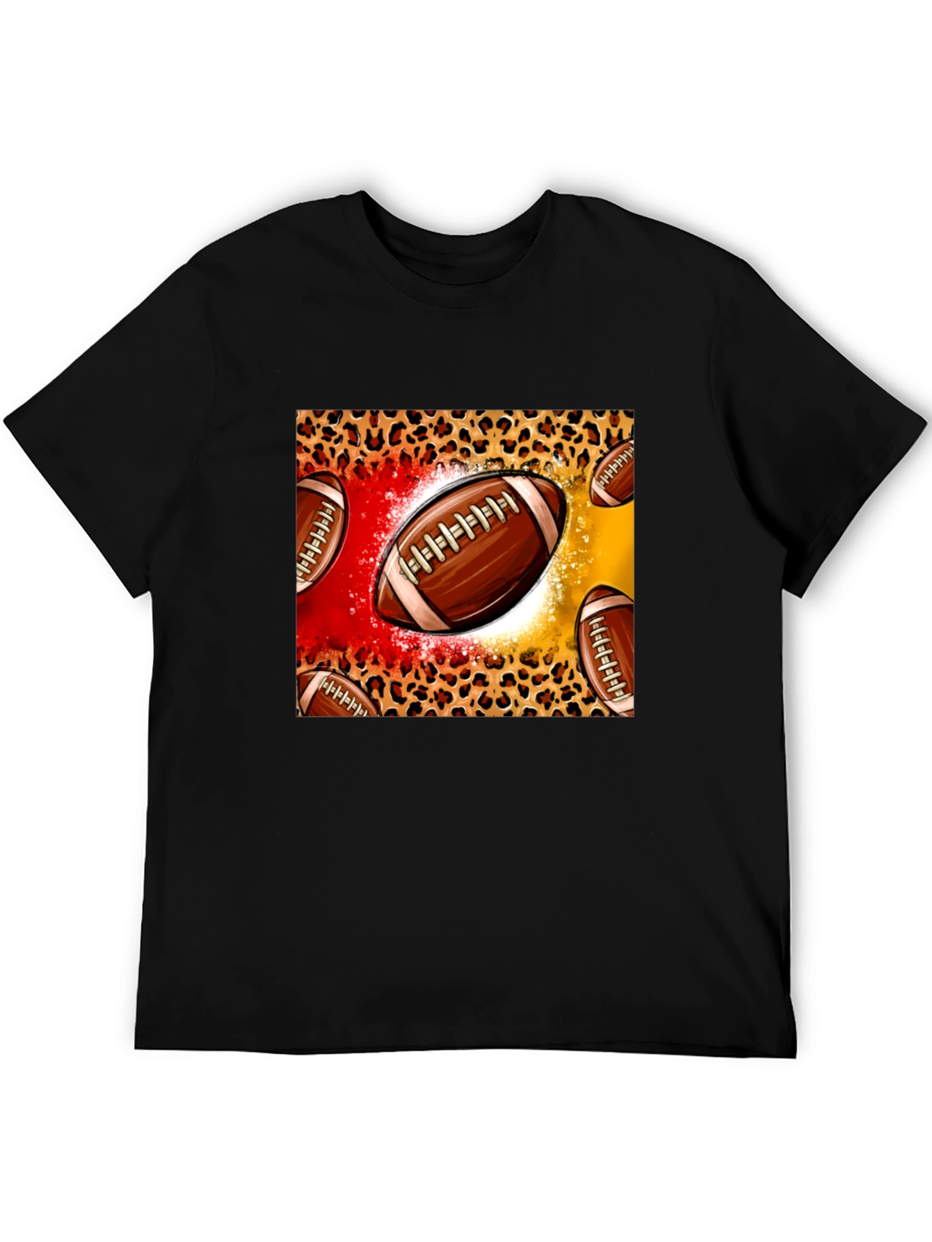 Football Print T-Shirt
