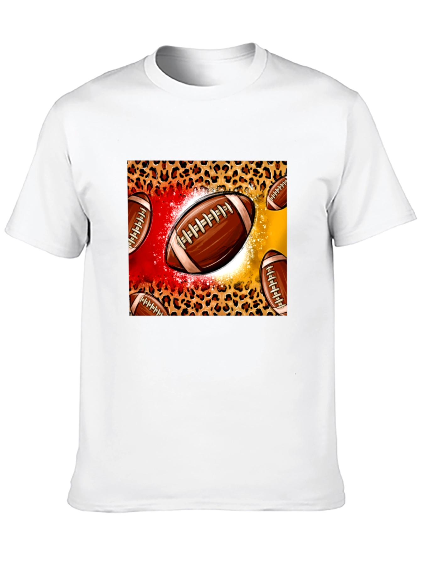 Football Print T-Shirt