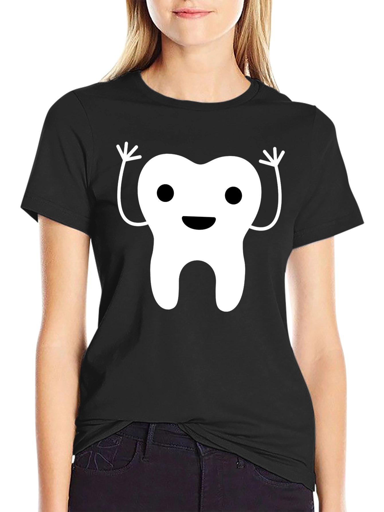 Funny Tooth Graphic Tee - Dental Humor T-Shirt