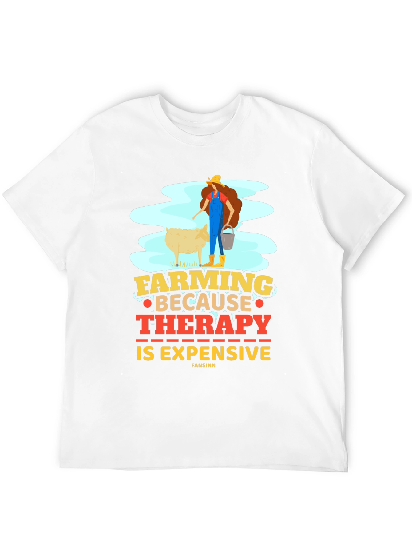 Farming Therapy T-Shirt Funny Farmer Tee