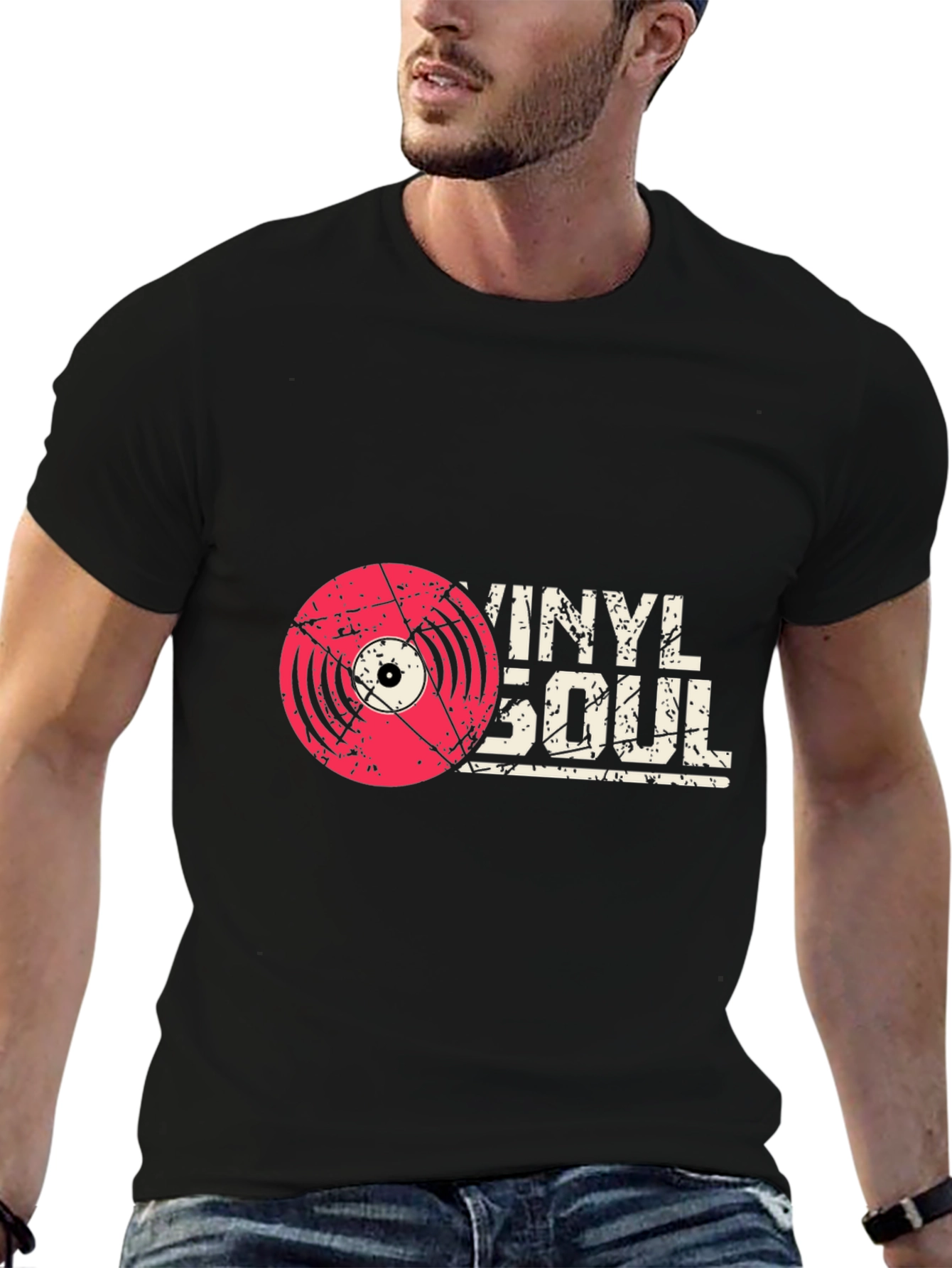 Vinyl Soul Graphic T-Shirt