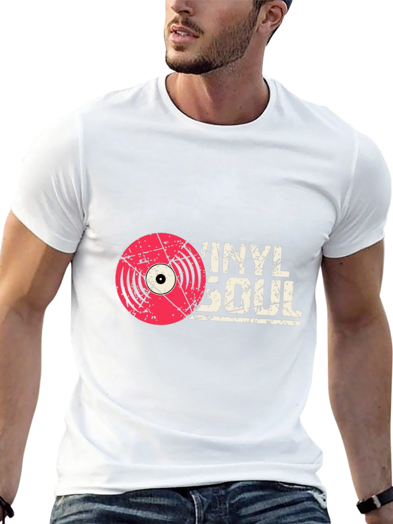 Vinyl Soul Graphic T-Shirt