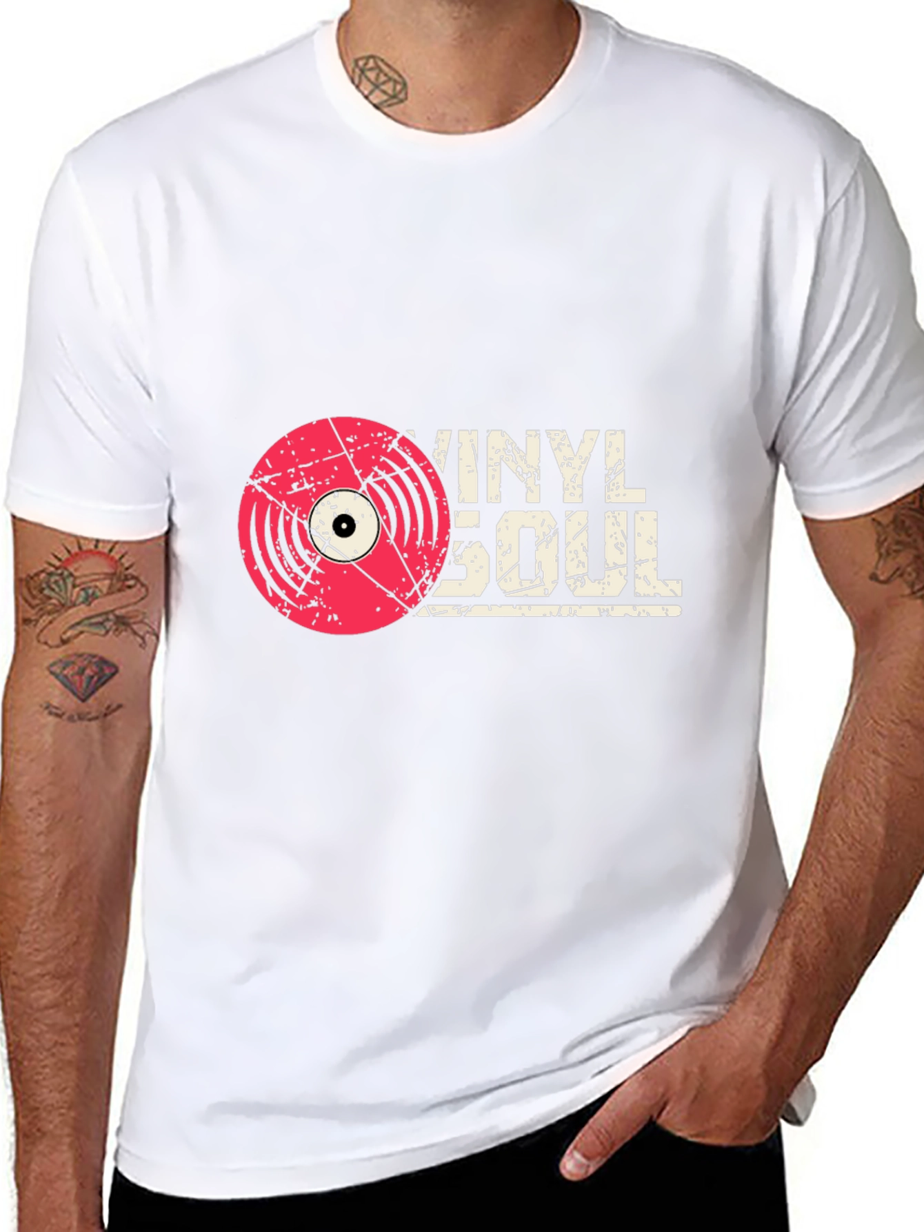 Vinyl Soul Graphic T-Shirt