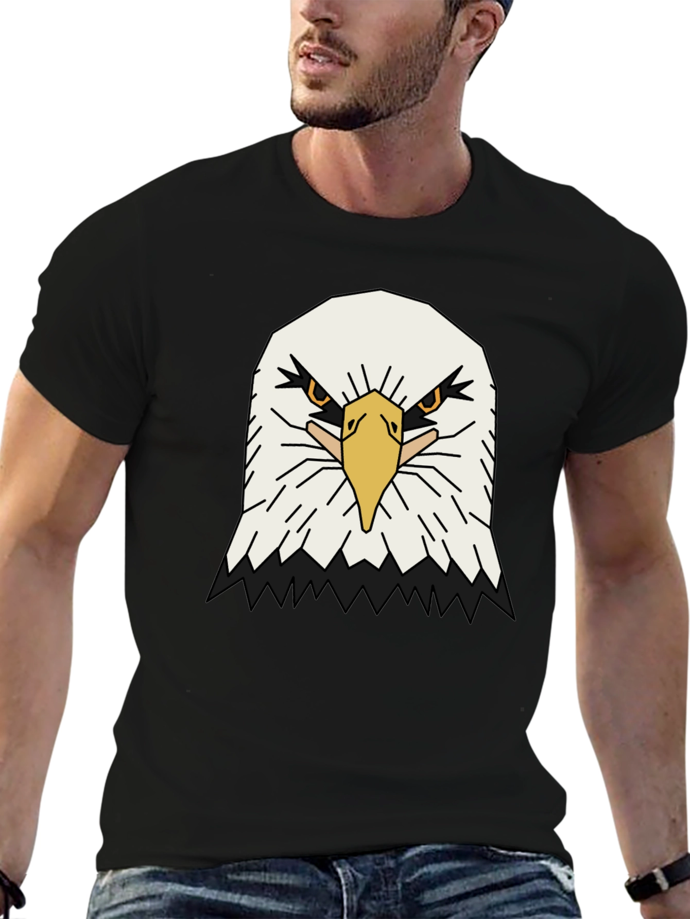 Eagle Graphic Black T-Shirt