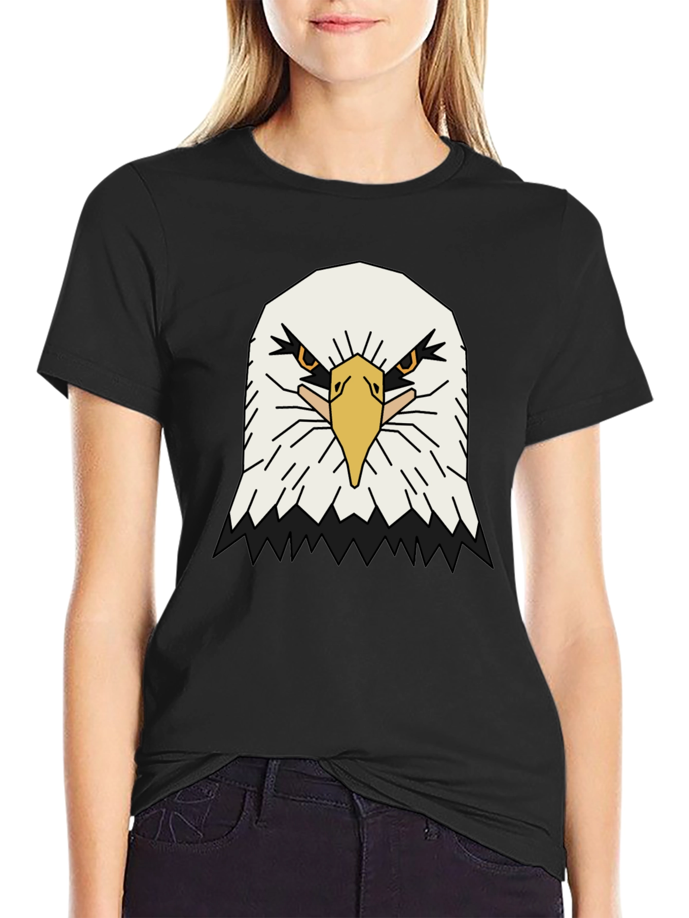 Eagle Graphic Black T-Shirt