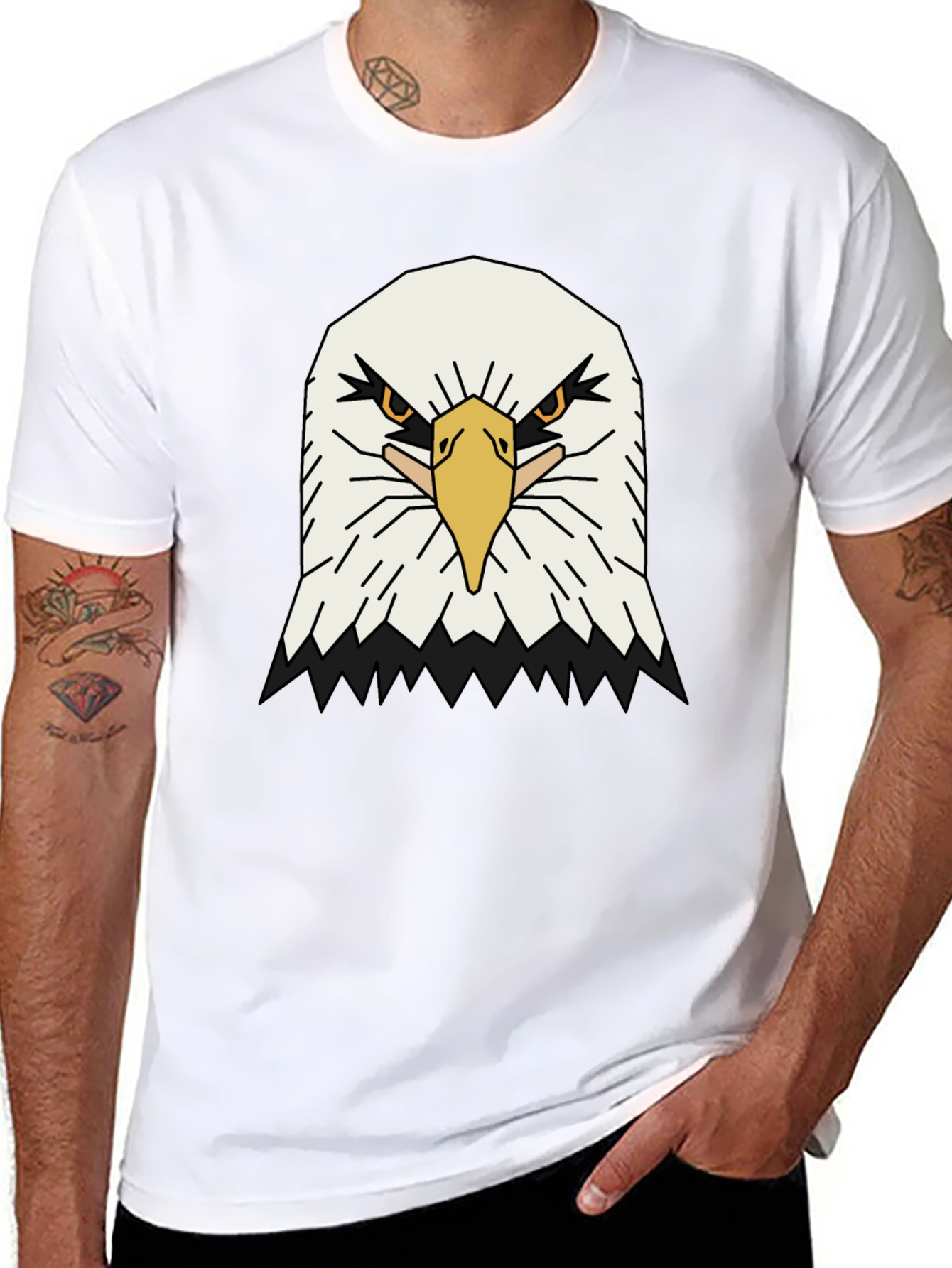 Eagle Graphic Black T-Shirt
