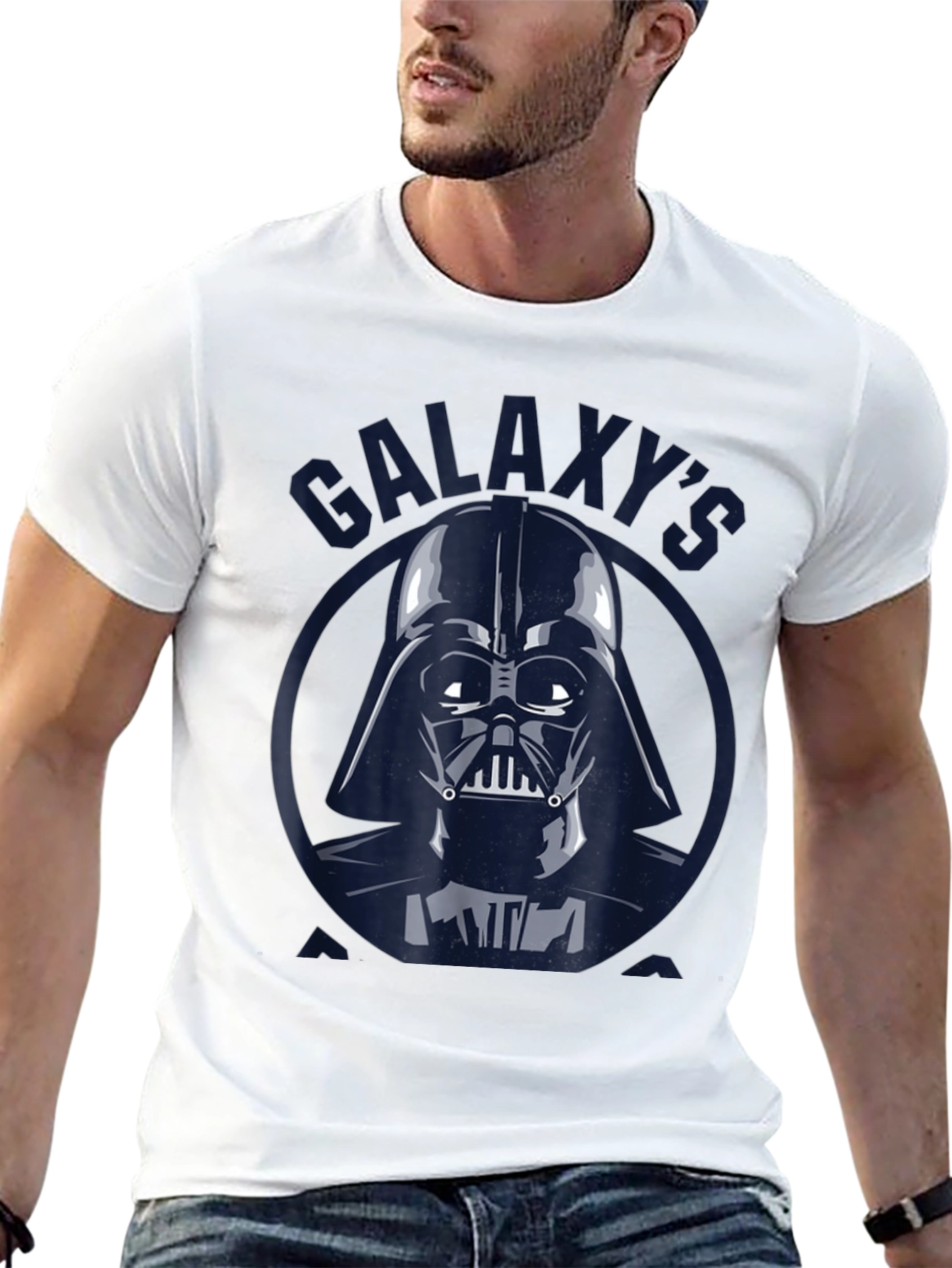 Galaxy Darth Vader Graphic T-Shirt