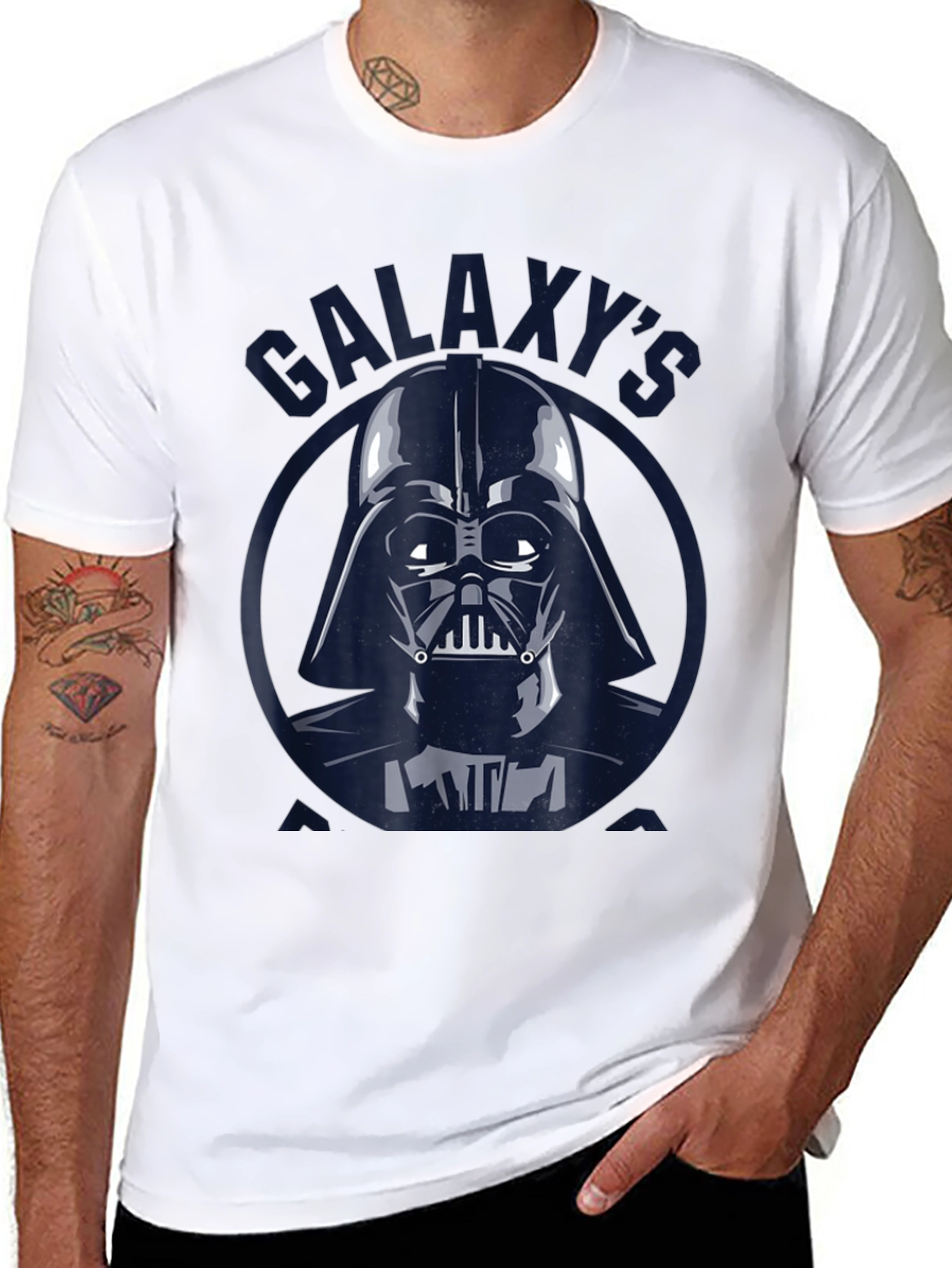 Galaxy Darth Vader Graphic T-Shirt