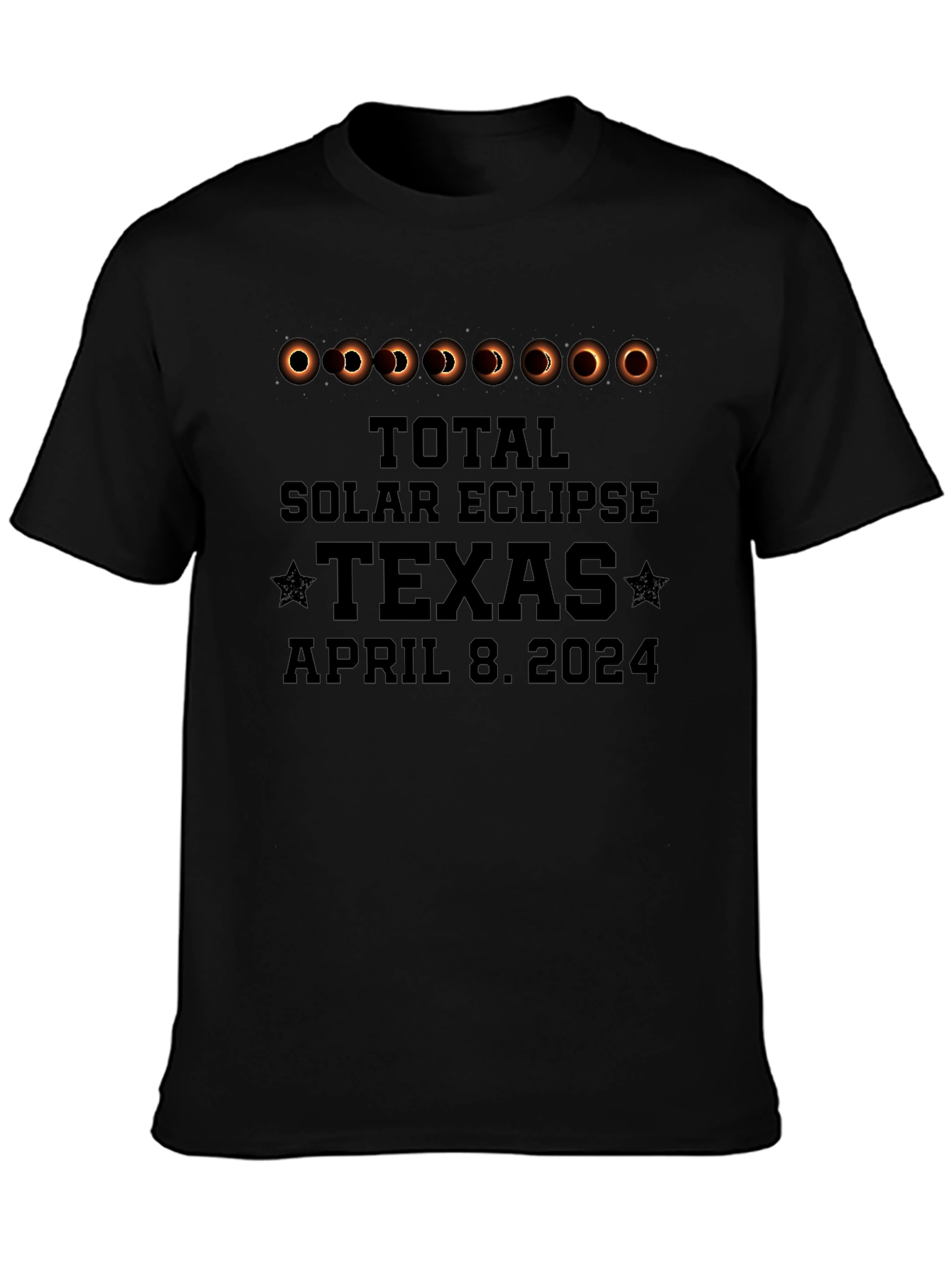 Total Solar Eclipse Texas April 8 2024 T-Shirt