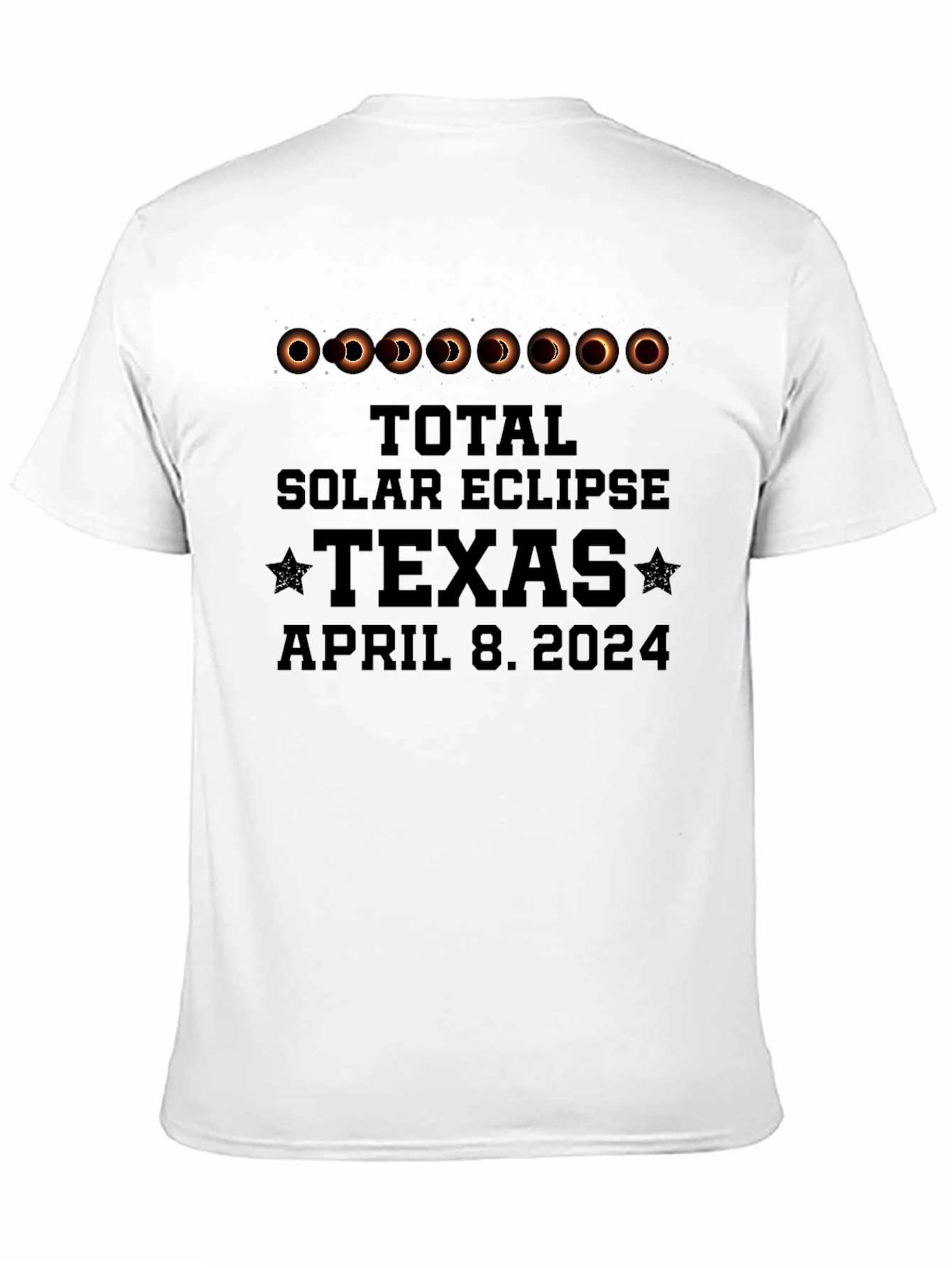 Total Solar Eclipse Texas April 8 2024 T-Shirt