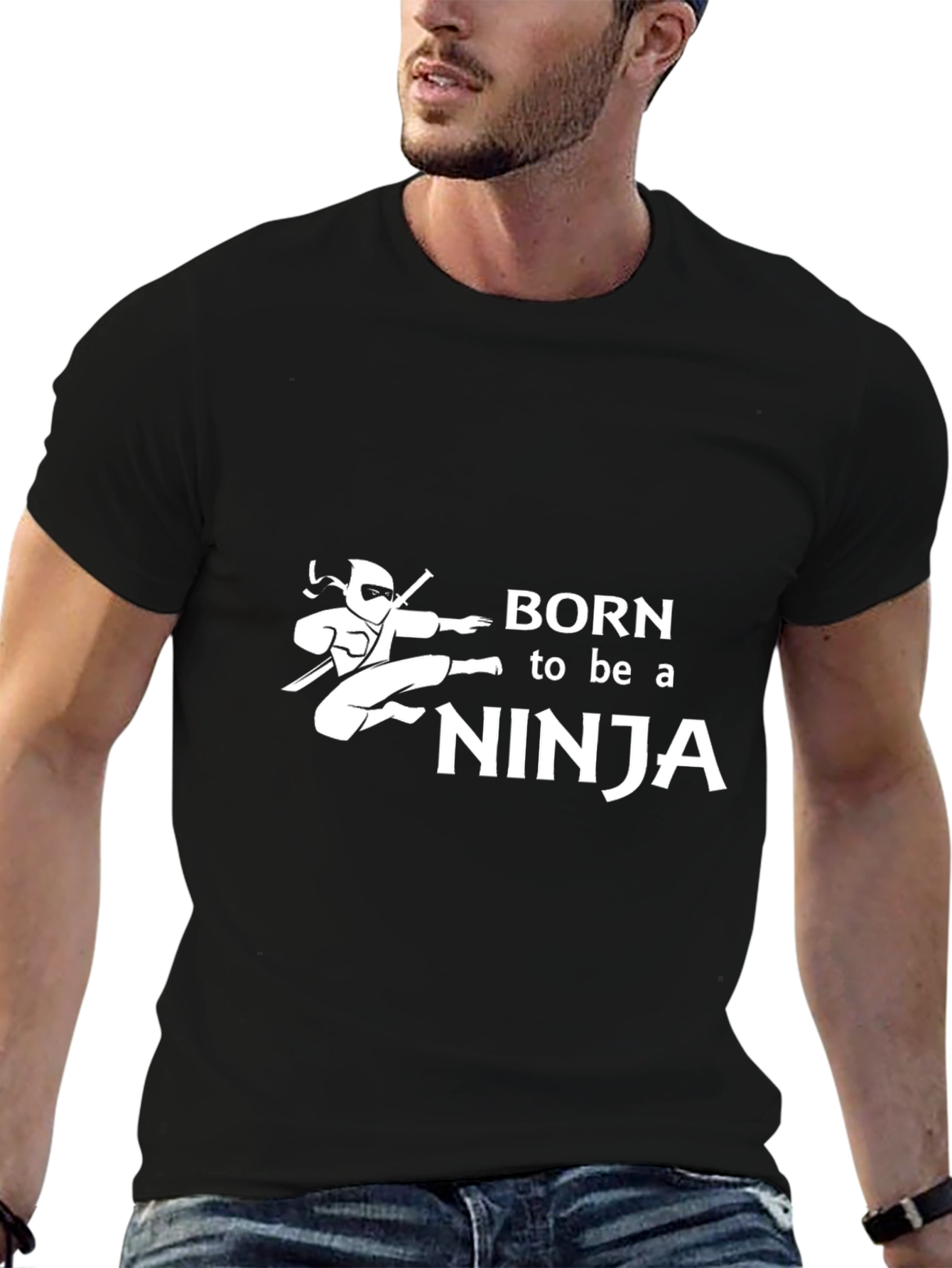 Born to be a Ninja Black T-Shirt