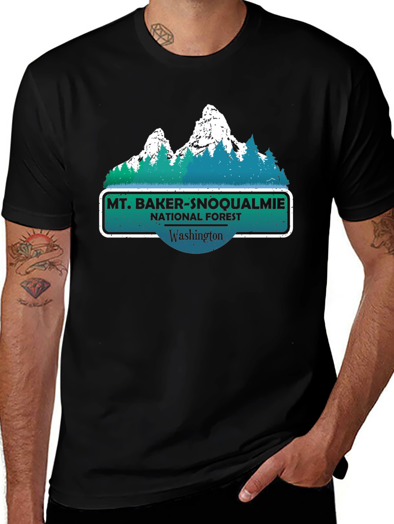 Mt. Baker-Snoqualmie National Forest T-Shirt