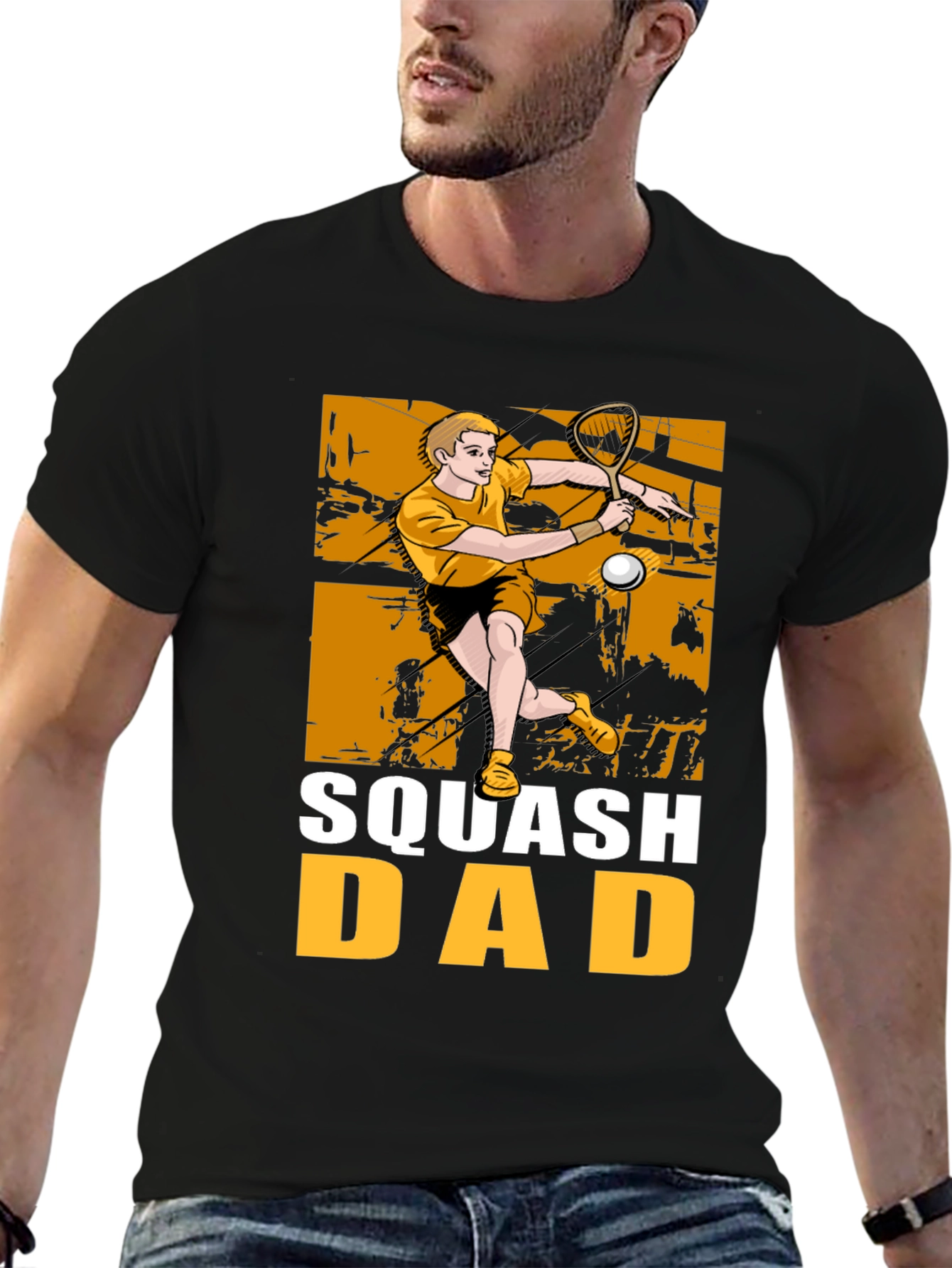 Squash Dad Graphic T-Shirt