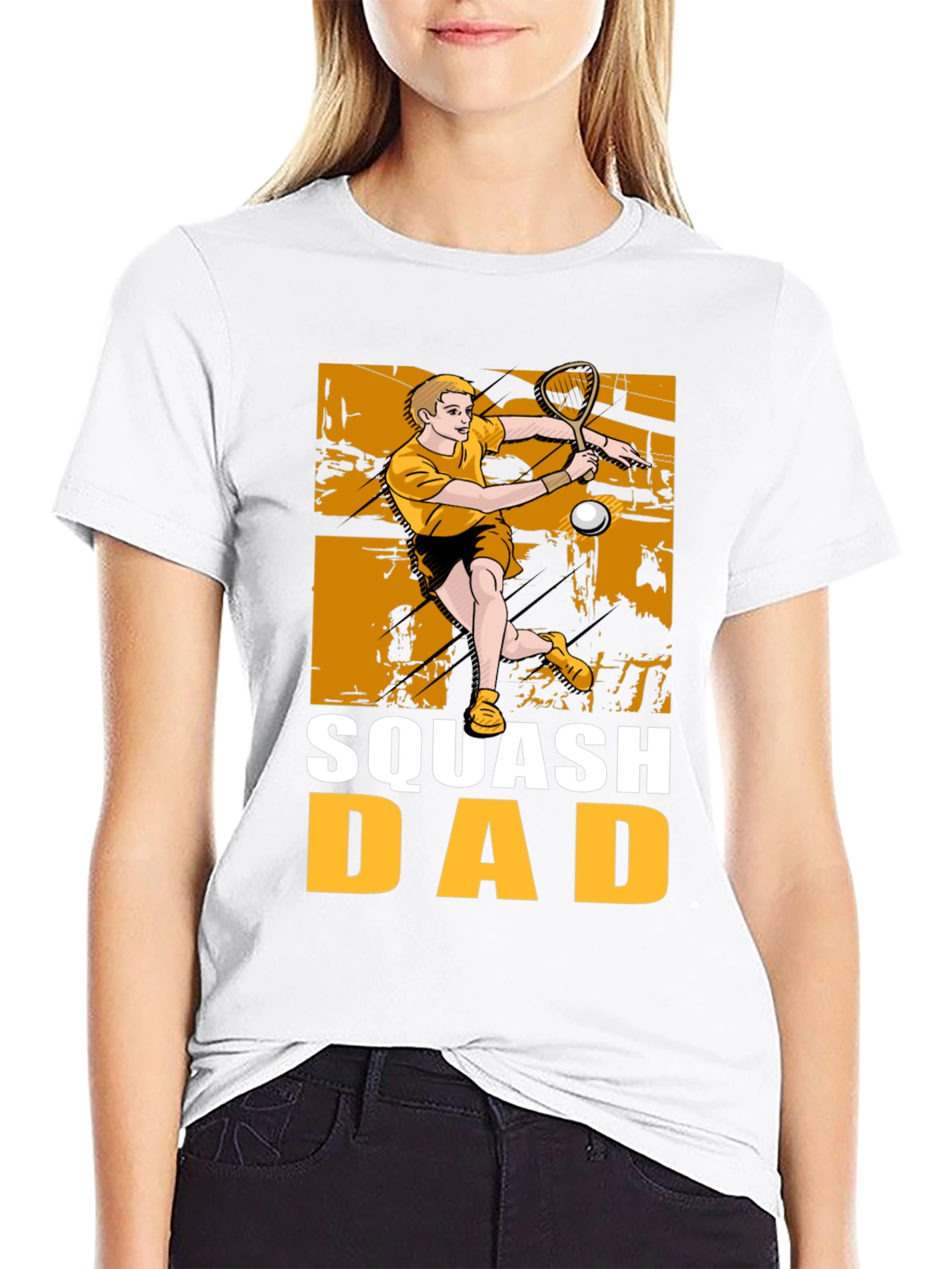 Squash Dad Graphic T-Shirt