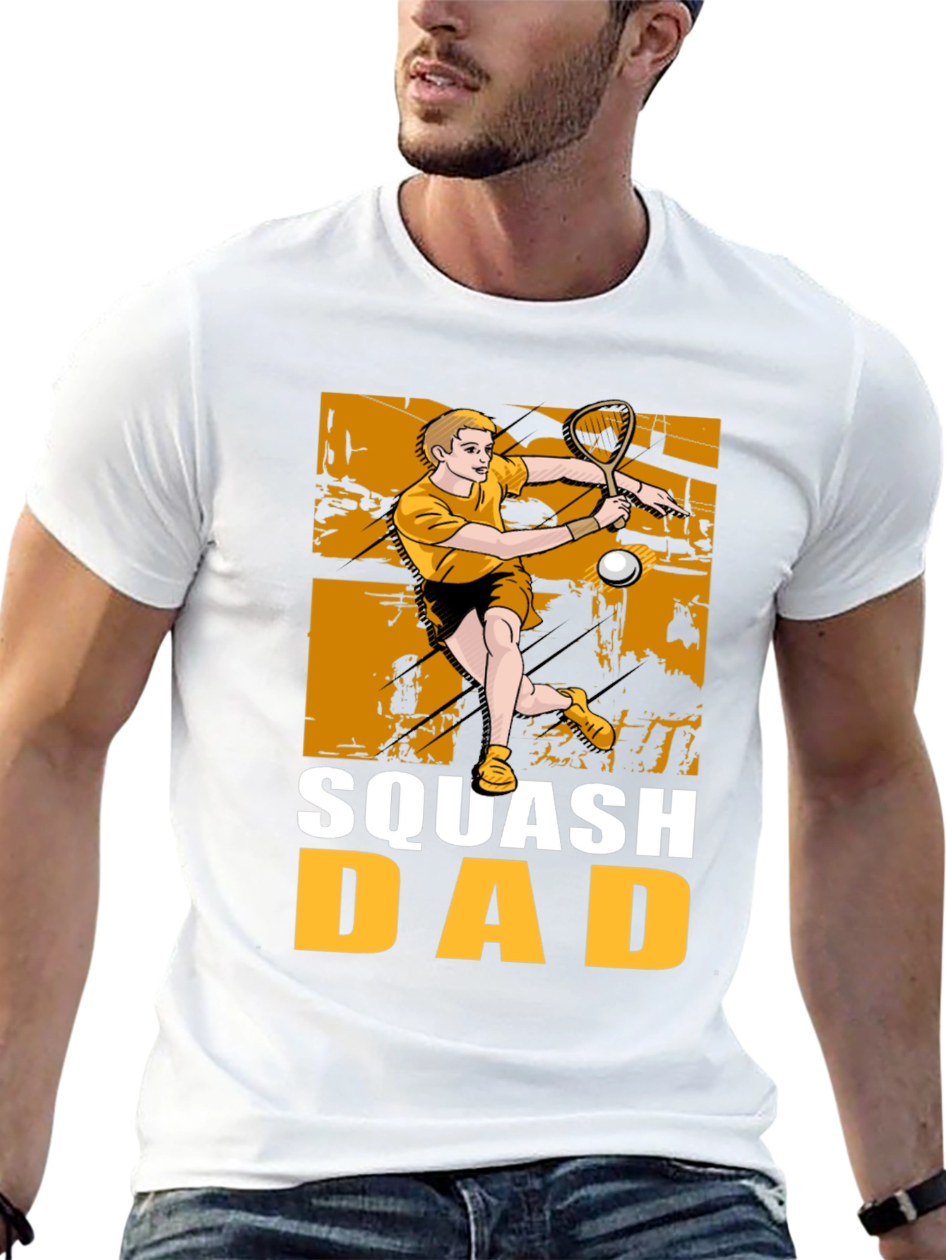 Squash Dad Graphic T-Shirt