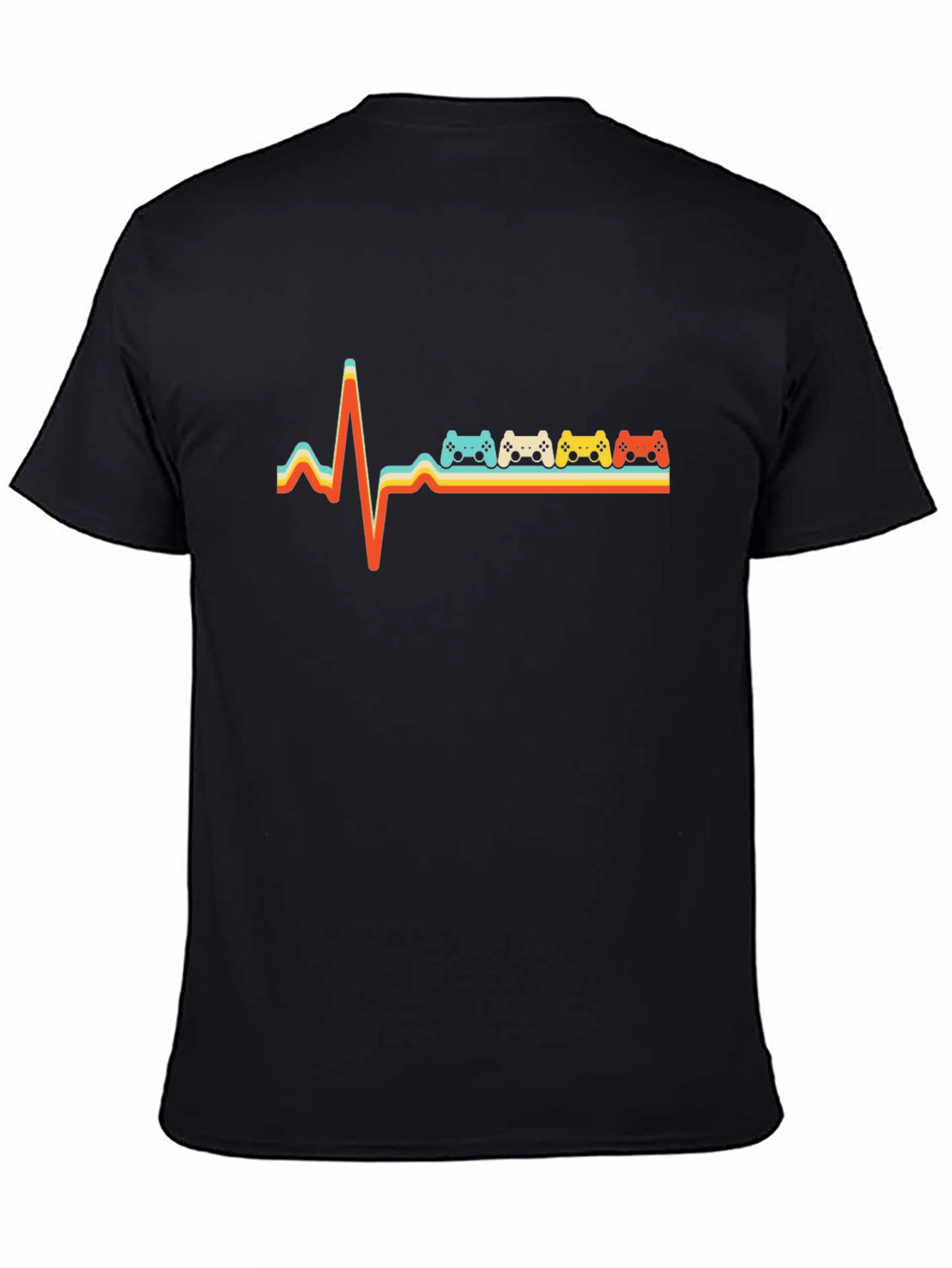 Retro Gamer Heartbeat Graphic Tee