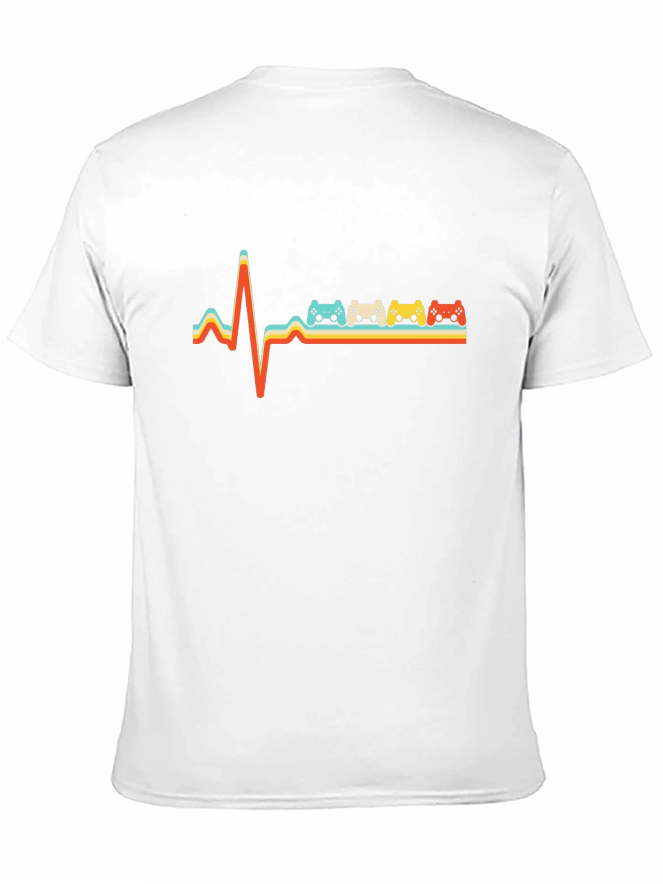 Retro Gamer Heartbeat Graphic Tee