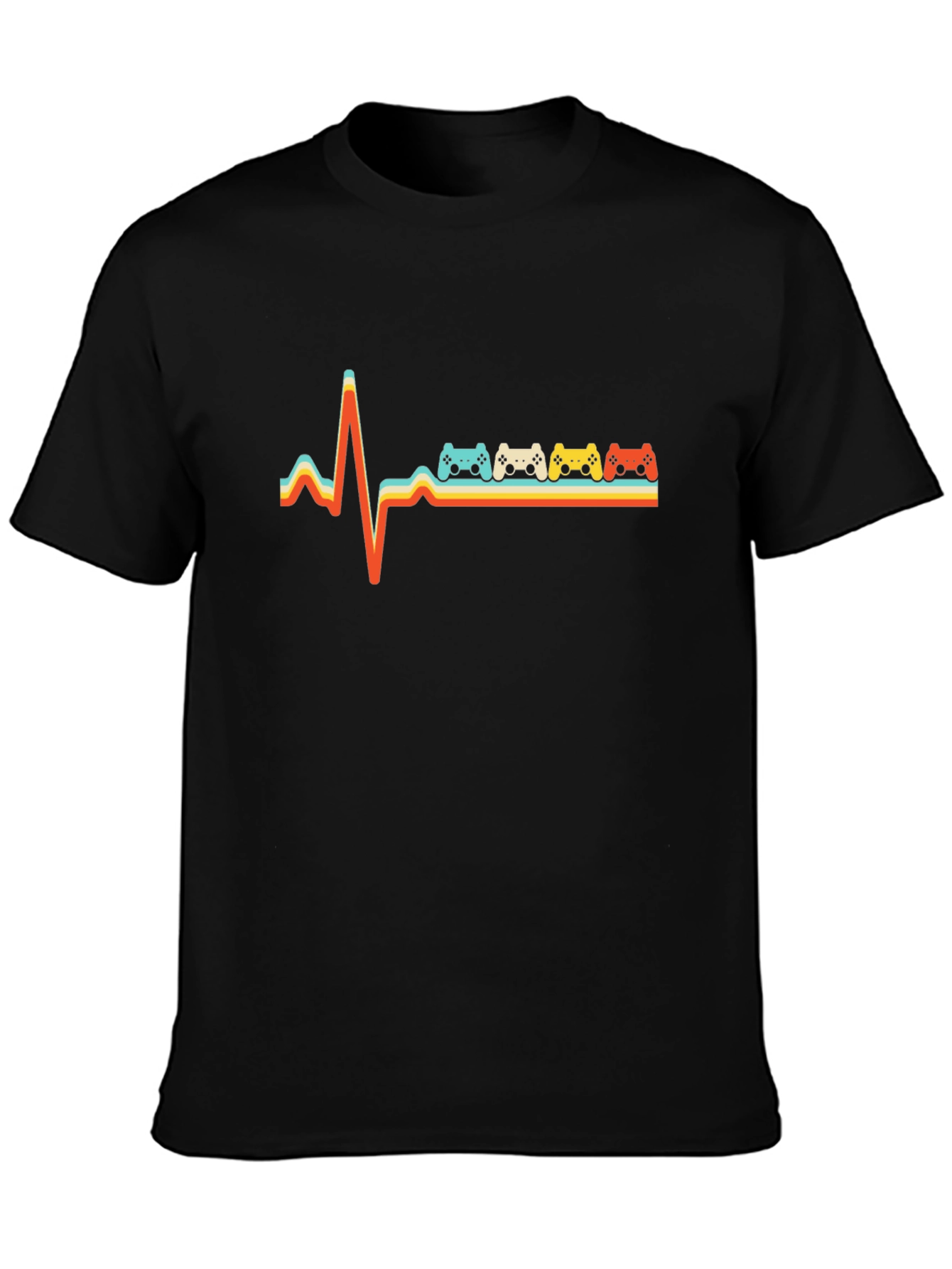 Retro Gamer Heartbeat Graphic Tee