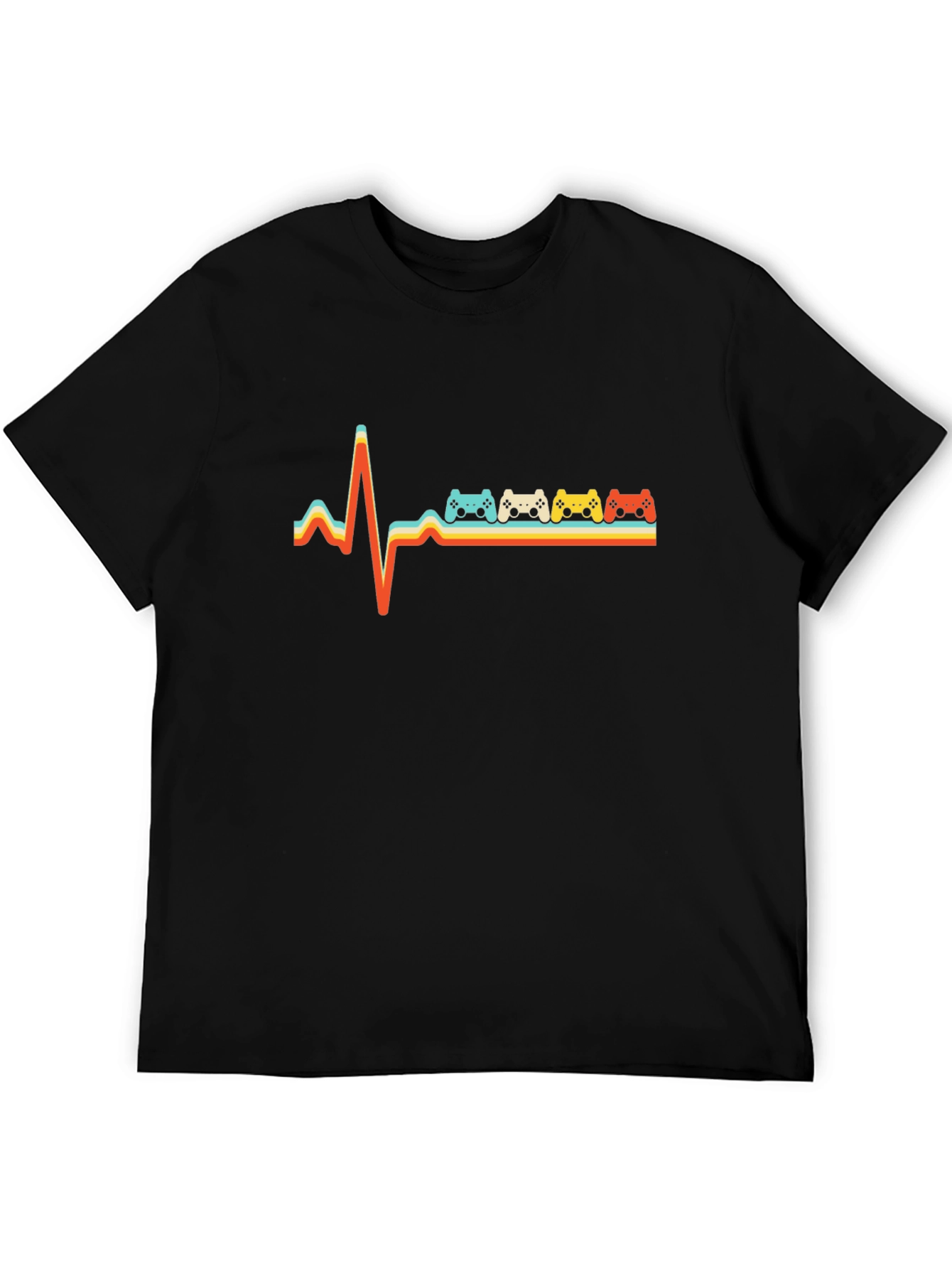 Retro Gamer Heartbeat Graphic Tee