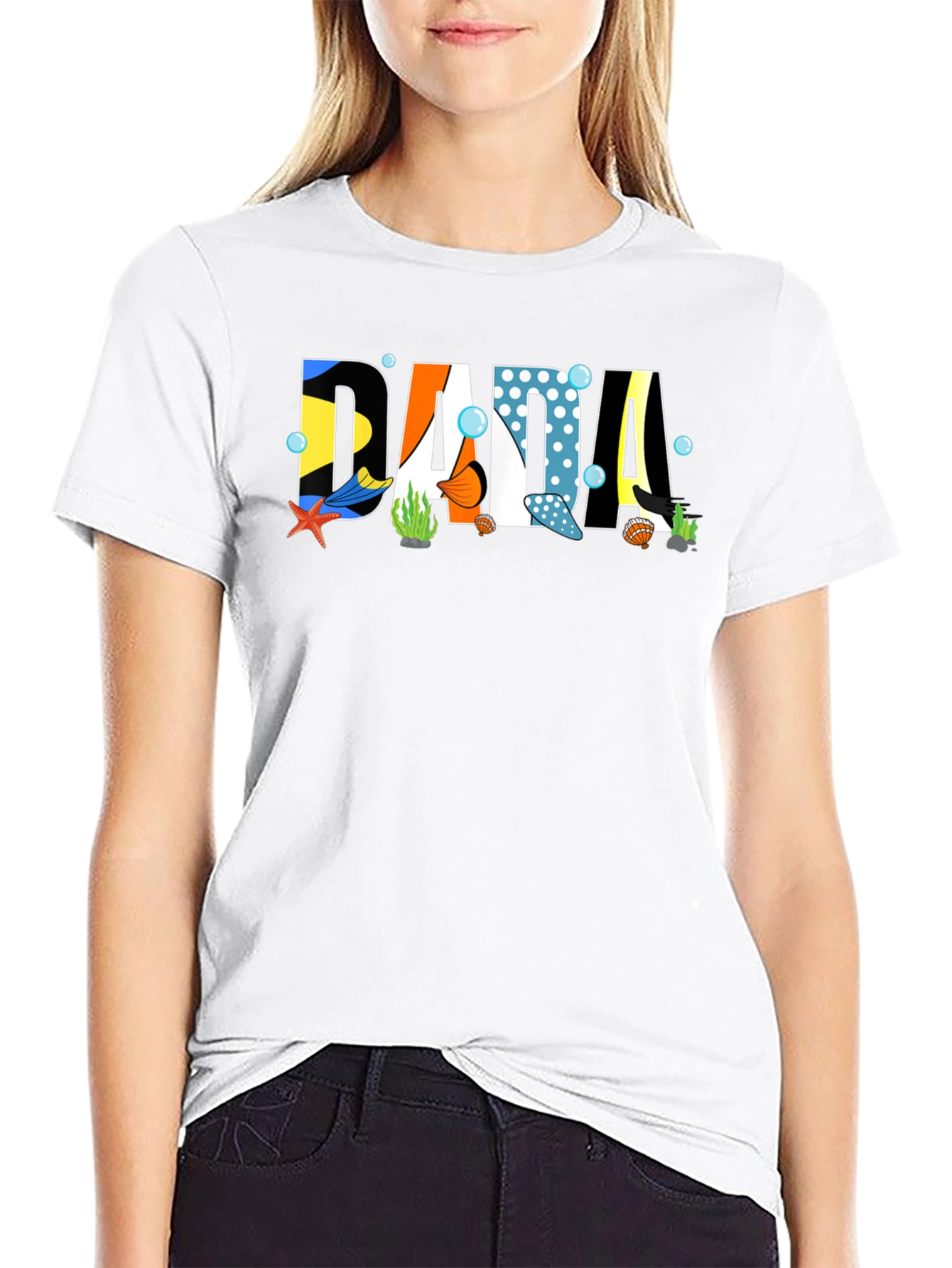 DADA Ocean Graphic Tee - Mens Black T-Shirt