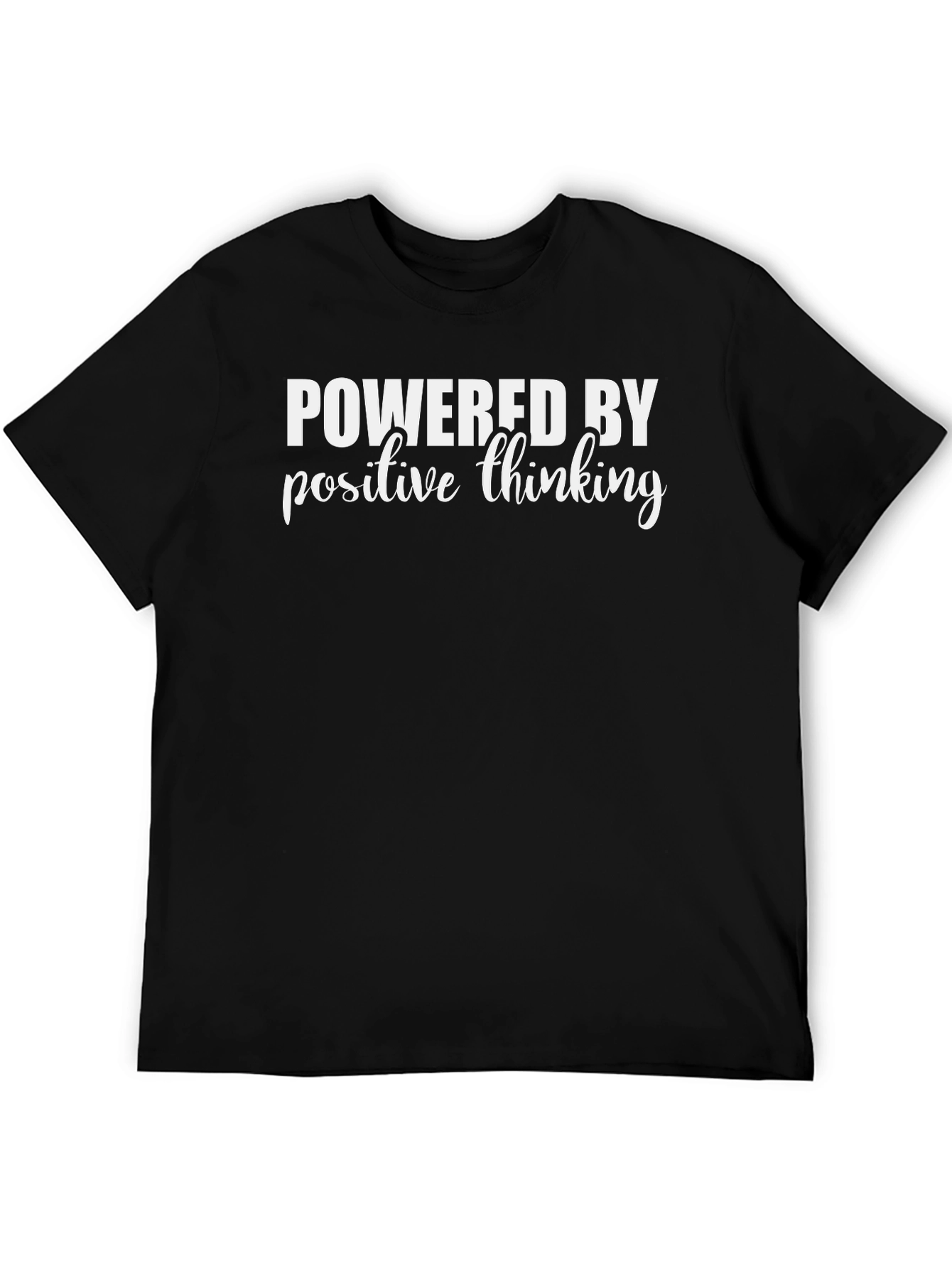 Powered By Positive Thinking Graphic Tee