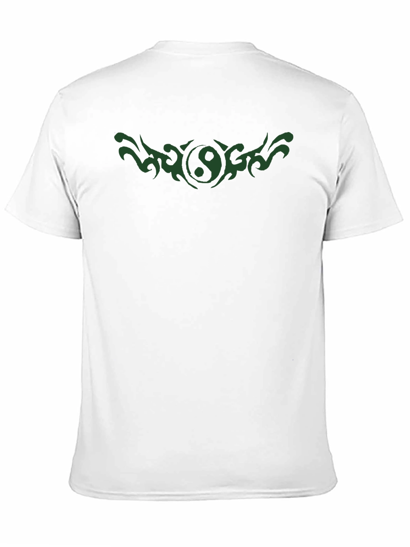 Yin Yang Tattoo Graphic Black T-Shirt