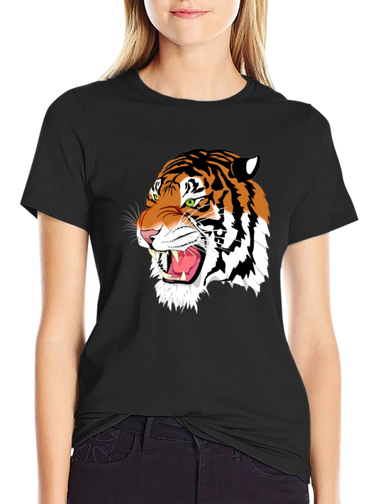 Tiger Graphic Tee - Black