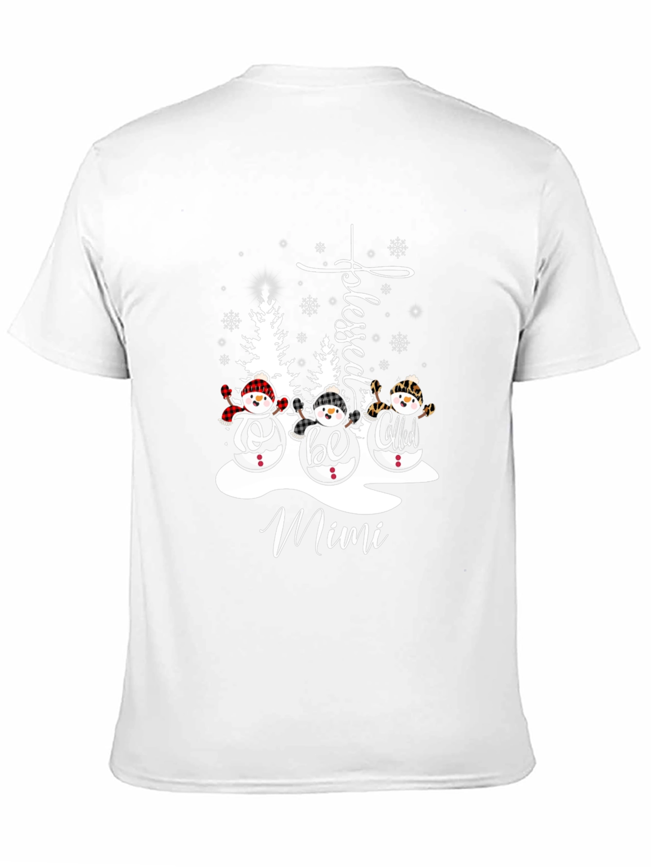 Blessed Mimi Snowman Graphic Tee