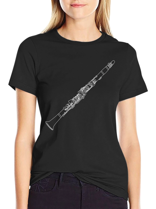 Clarinet Graphic T-Shirt - Music Lover Tee