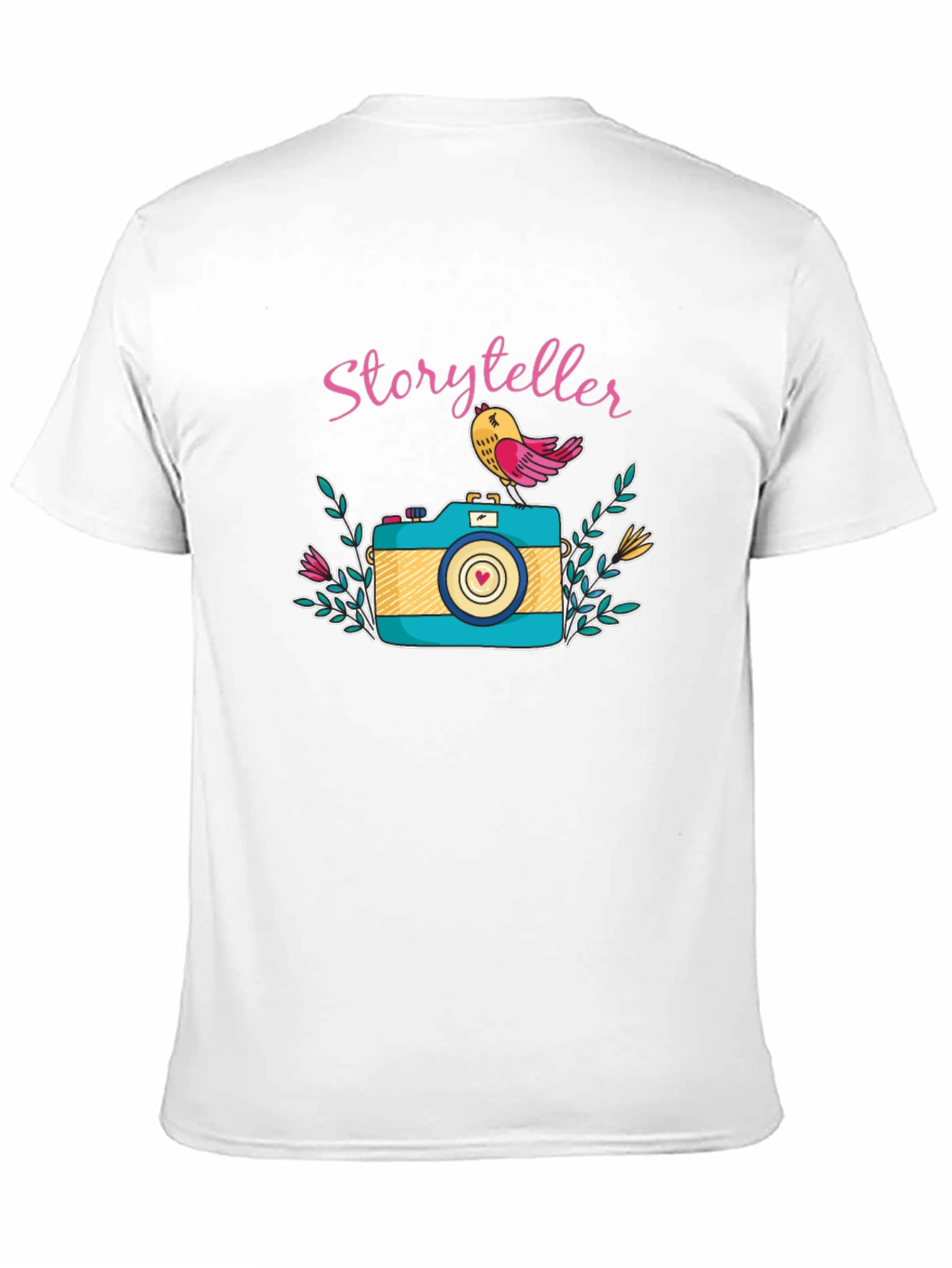 Storyteller Graphic Tee -  Camera Bird Lover Gift