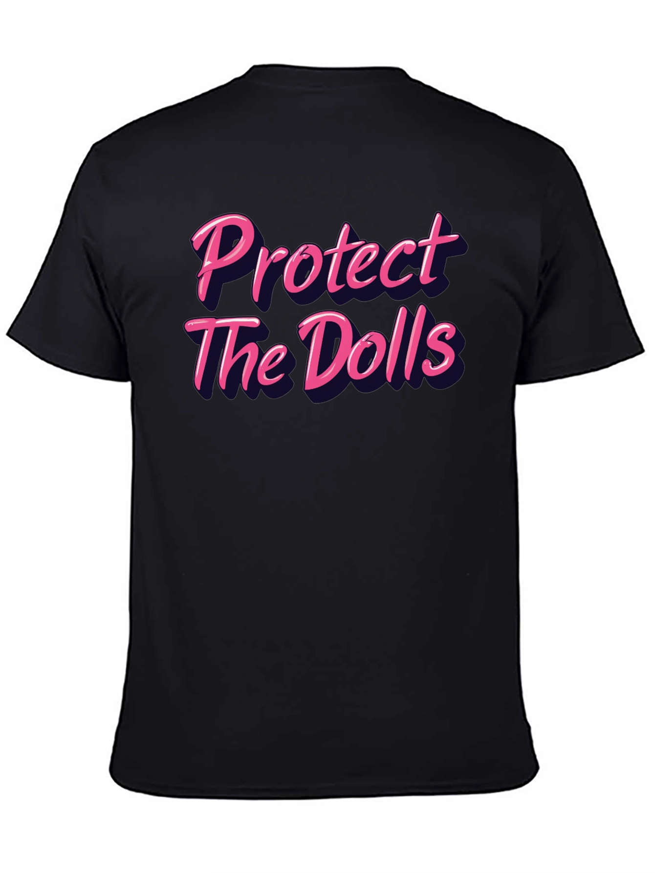 Protect The Dolls Graphic Tee - Black T-Shirt