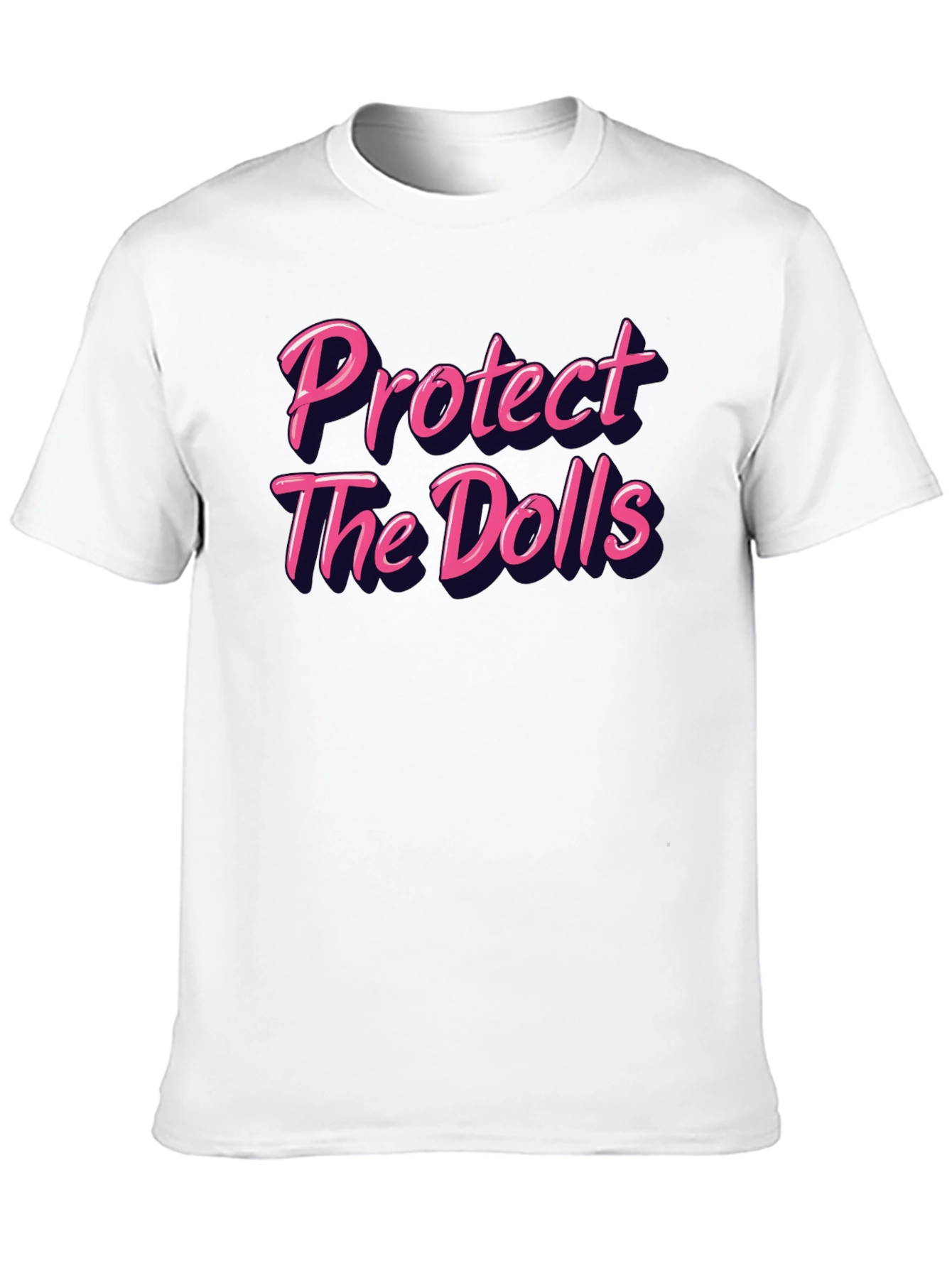 Protect The Dolls Graphic Tee - Black T-Shirt