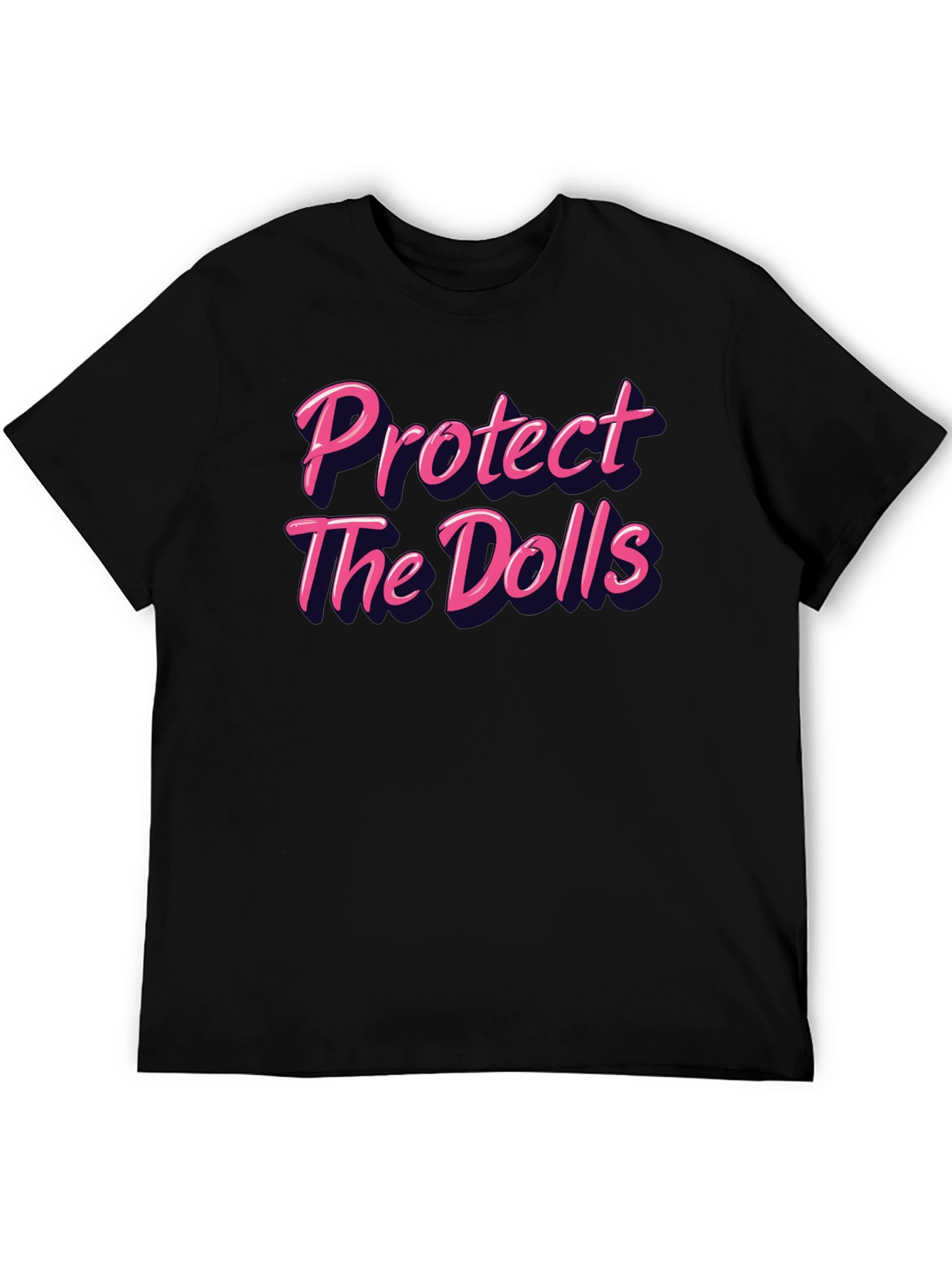 Protect The Dolls Graphic Tee - Black T-Shirt