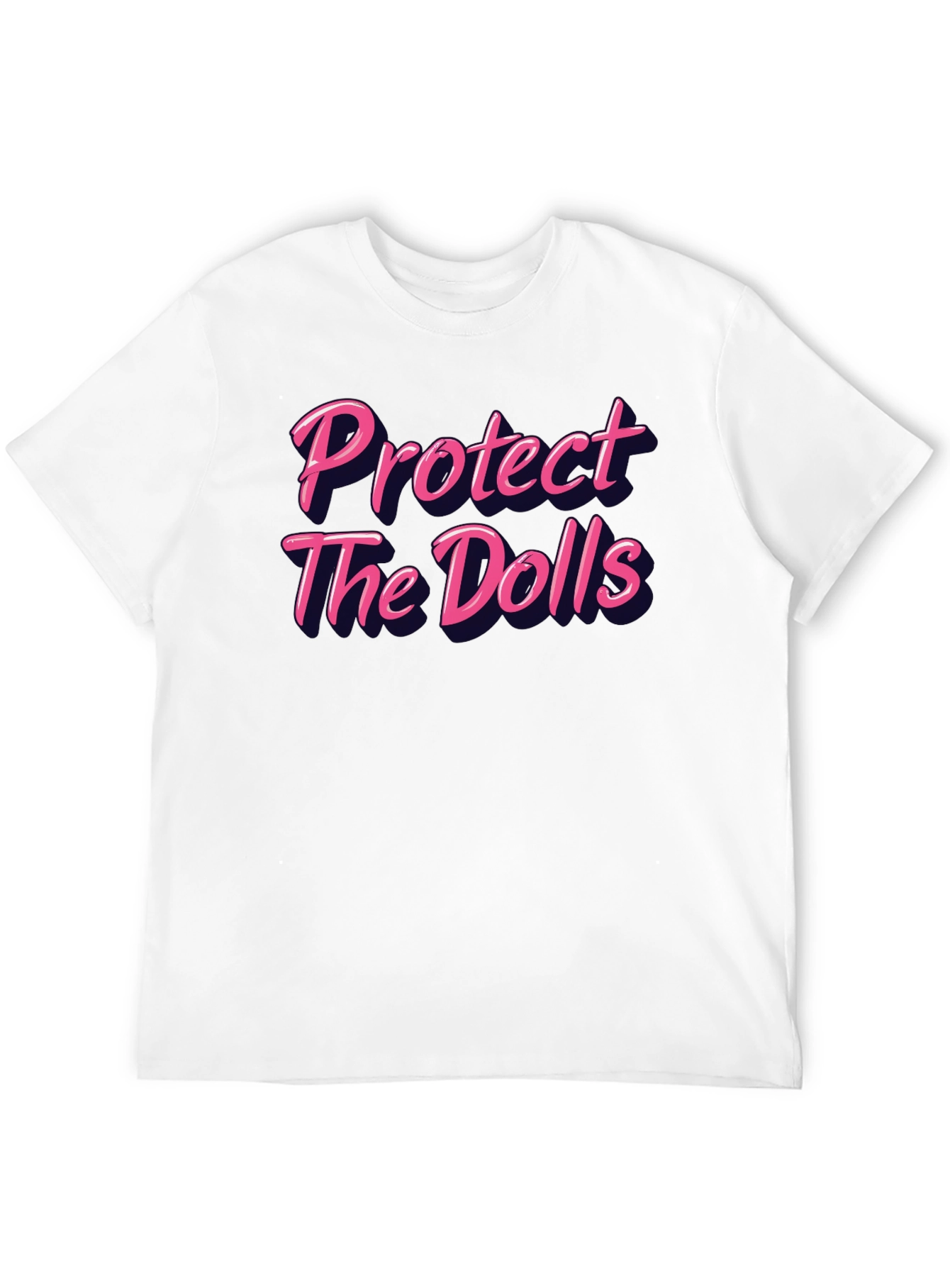 Protect The Dolls Graphic Tee - Black T-Shirt