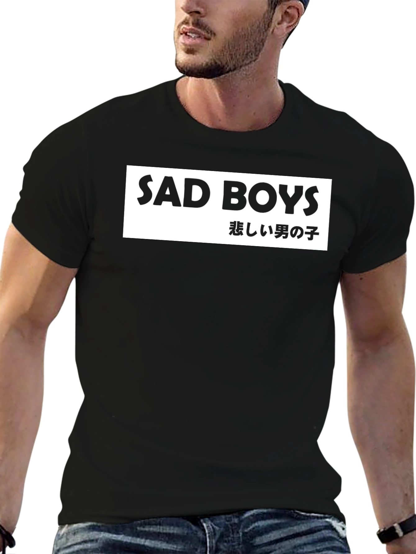 Sad Boys Graphic T-Shirt - Trendy Urban Fashion