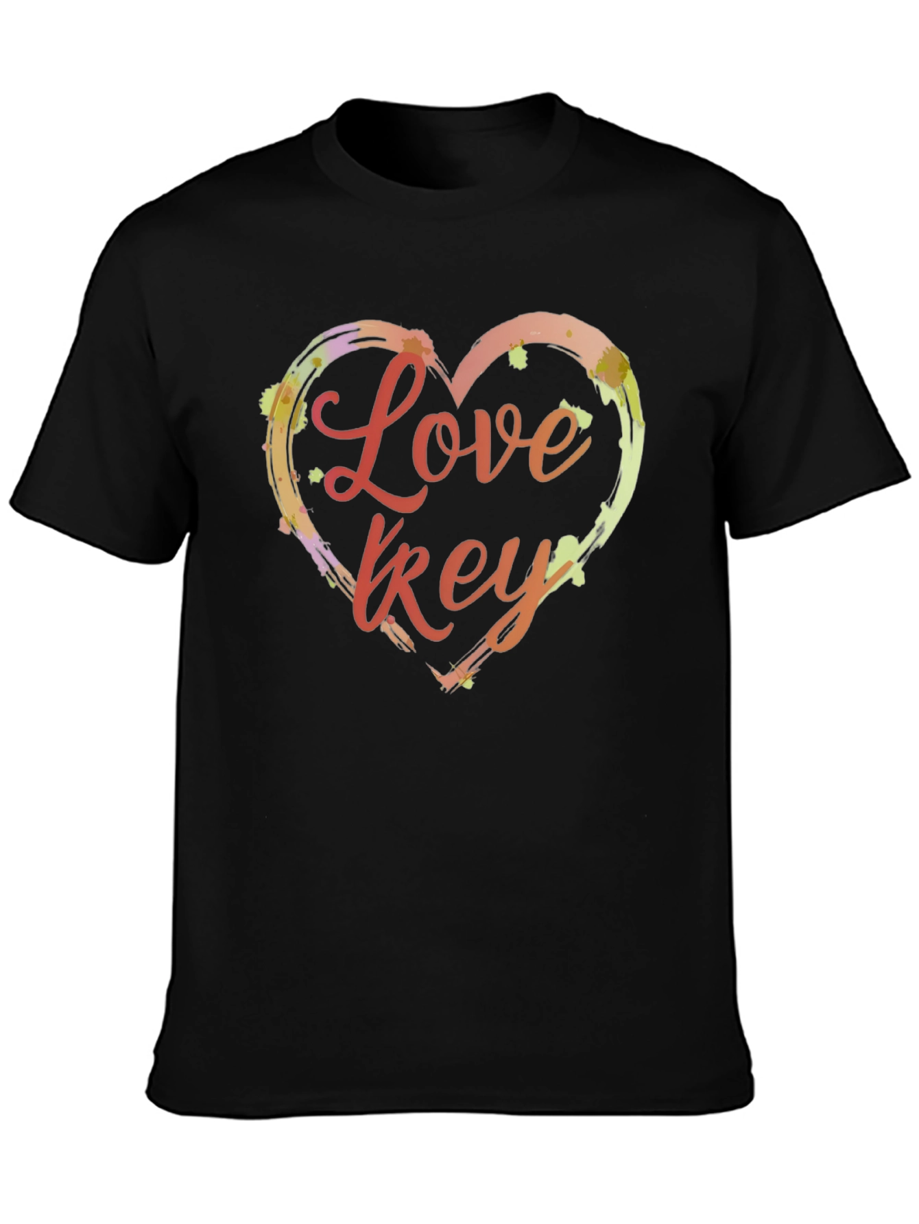 Love Key T-Shirt - Artistic Heart Design