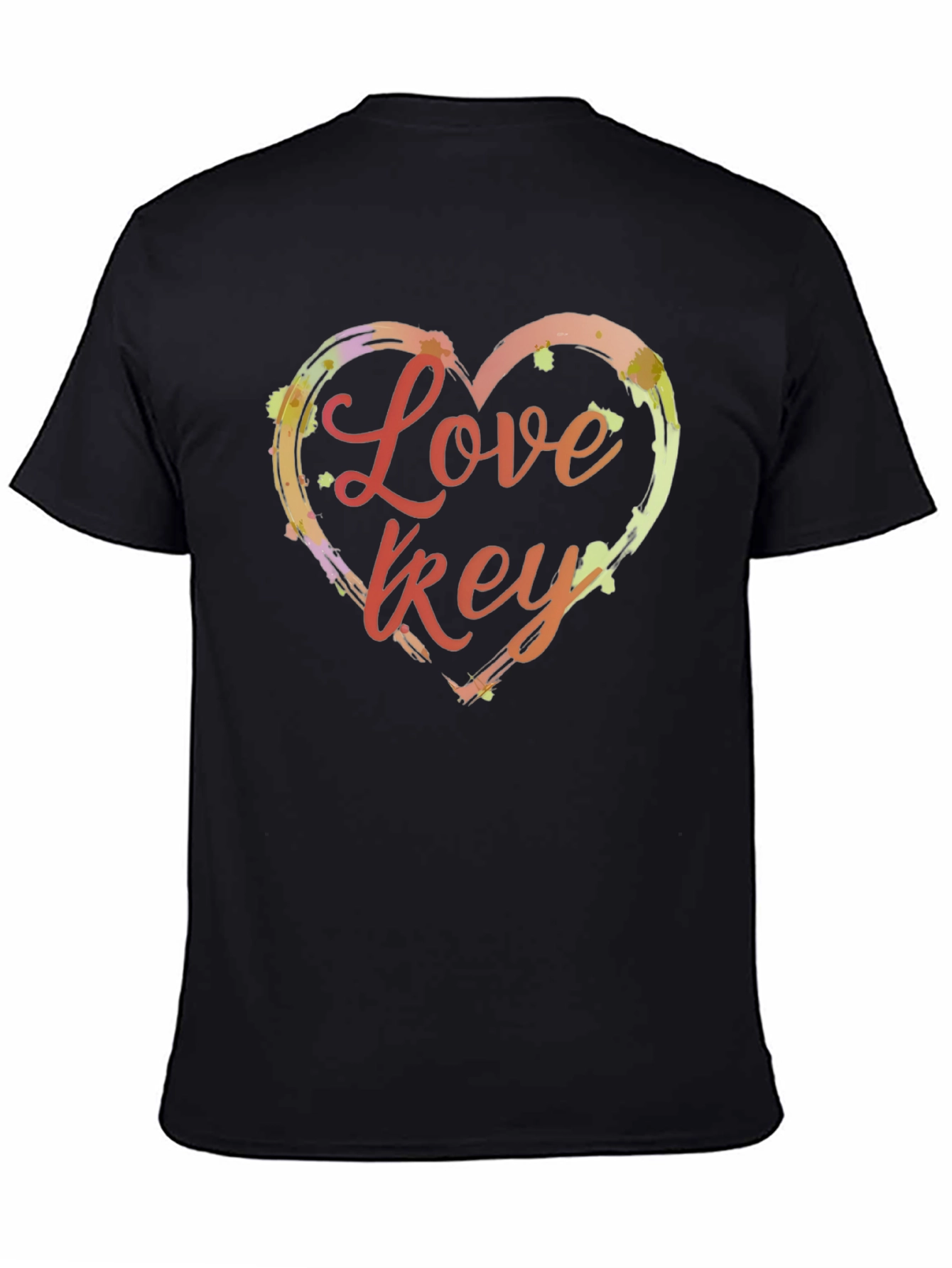 Love Key T-Shirt - Artistic Heart Design