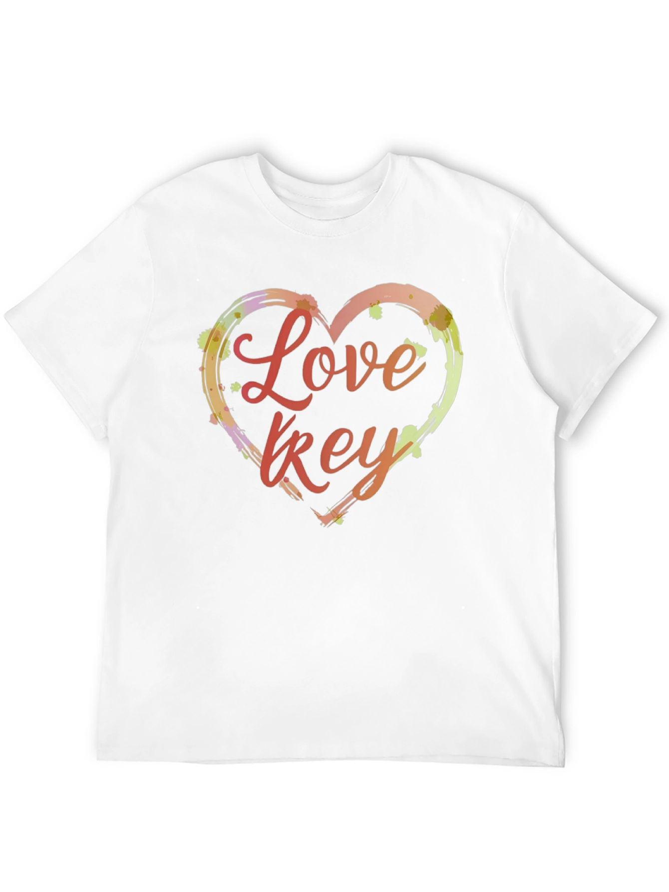 Love Key T-Shirt - Artistic Heart Design