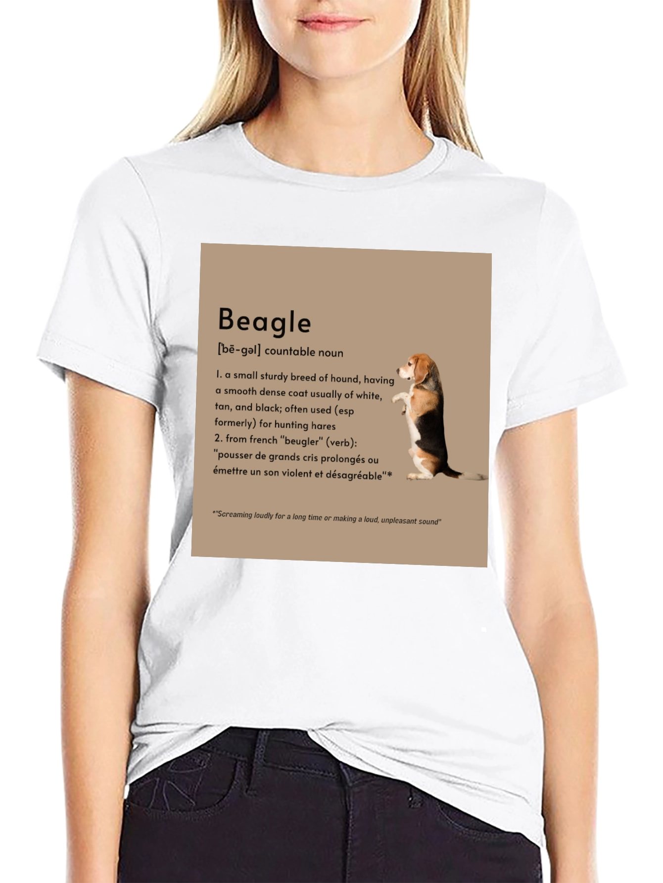 Beagle Definition Graphic T-Shirt - Dog Lover Tee
