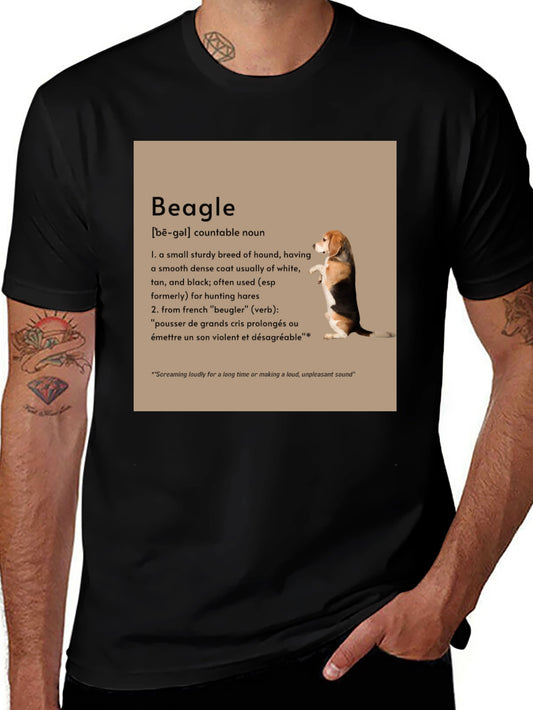 Beagle Definition Graphic T-Shirt - Dog Lover Tee