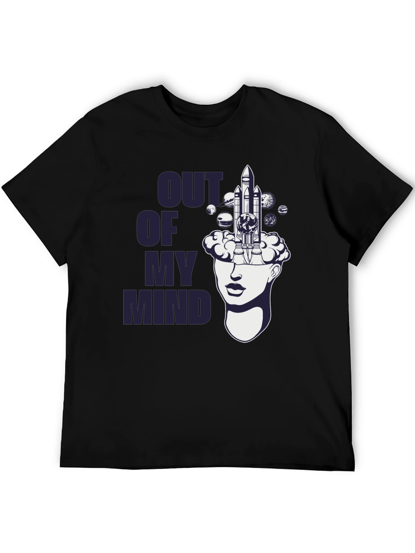 Out of My Mind Space Shuttle Graphic T-Shirt