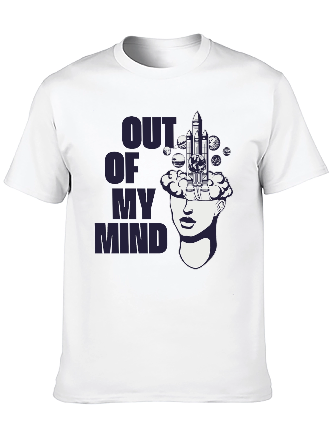 Out of My Mind Space Shuttle Graphic T-Shirt