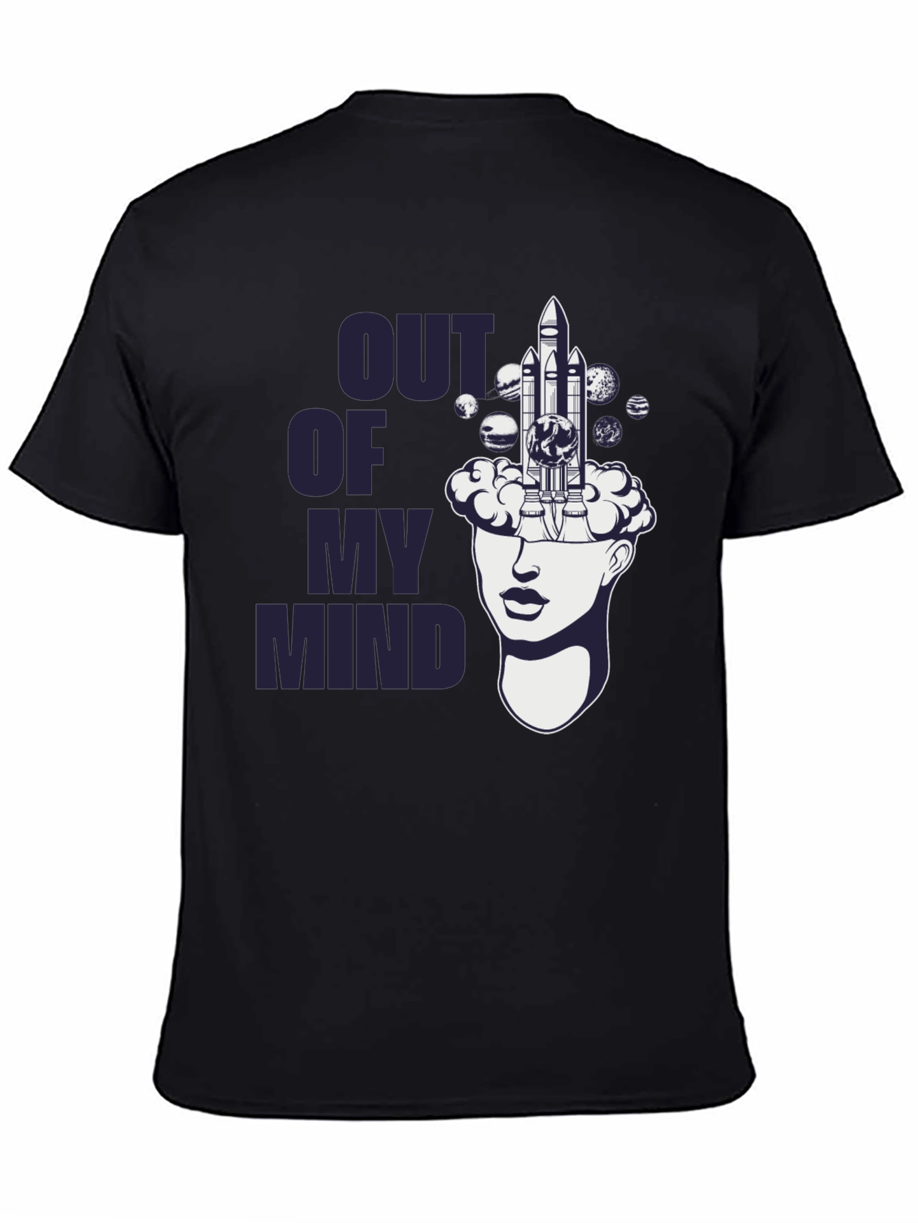 Out of My Mind Space Shuttle Graphic T-Shirt