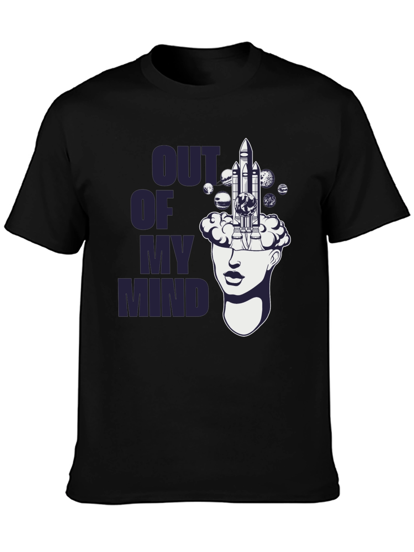 Out of My Mind Space Shuttle Graphic T-Shirt