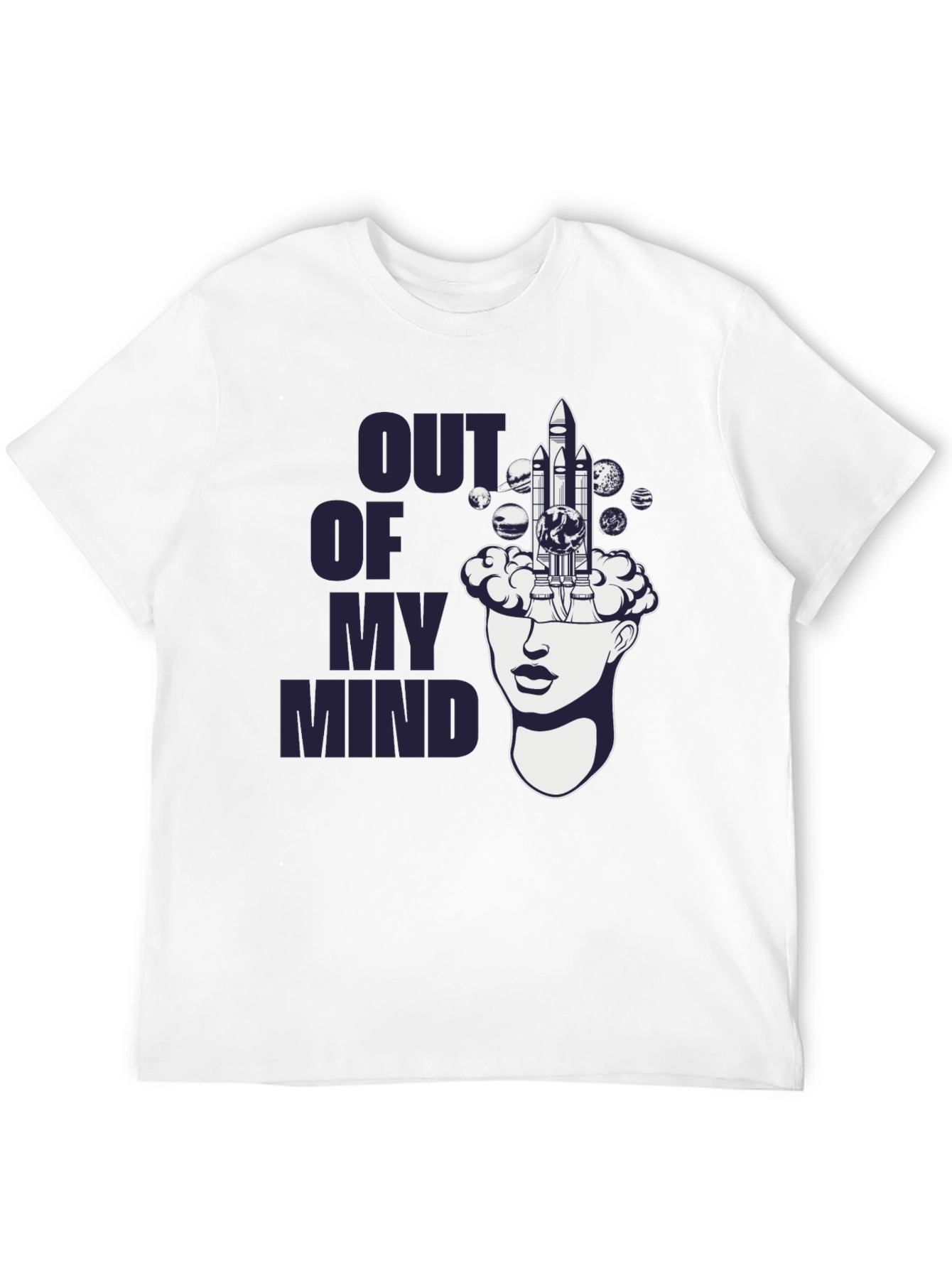 Out of My Mind Space Shuttle Graphic T-Shirt