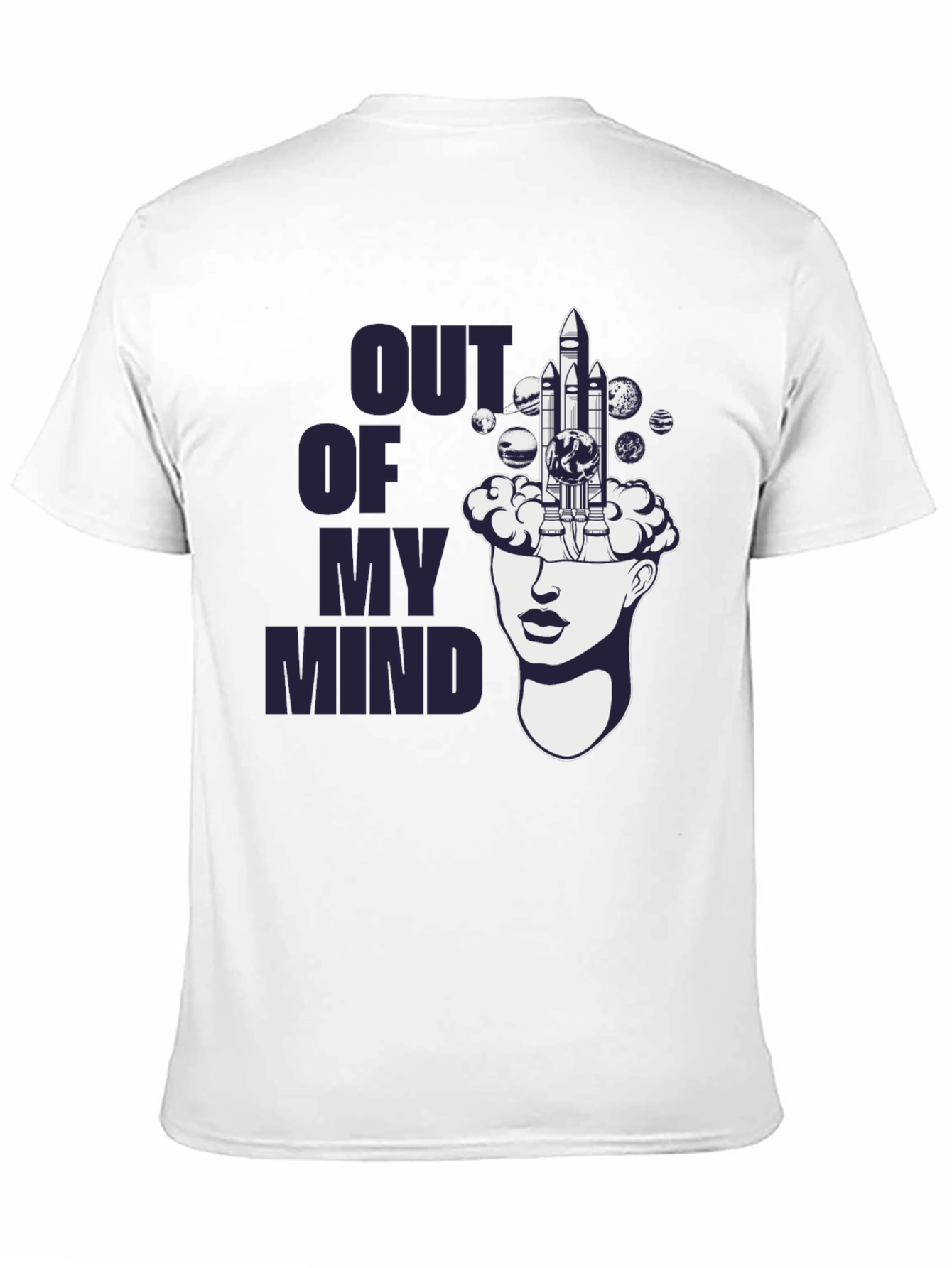 Out of My Mind Space Shuttle Graphic T-Shirt