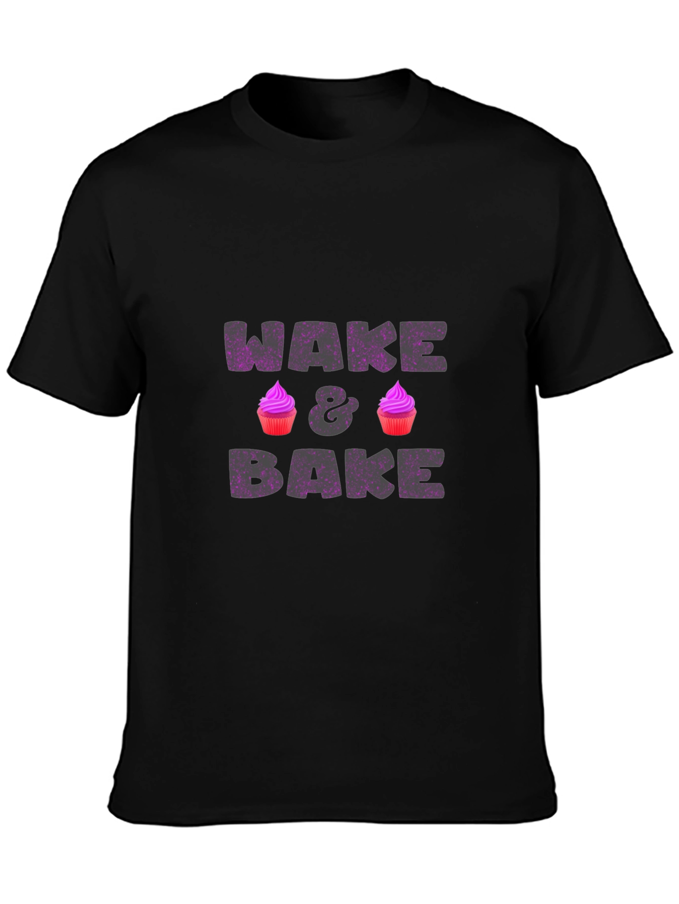 Wake & Bake Graphic Tee - Fun Novelty Design