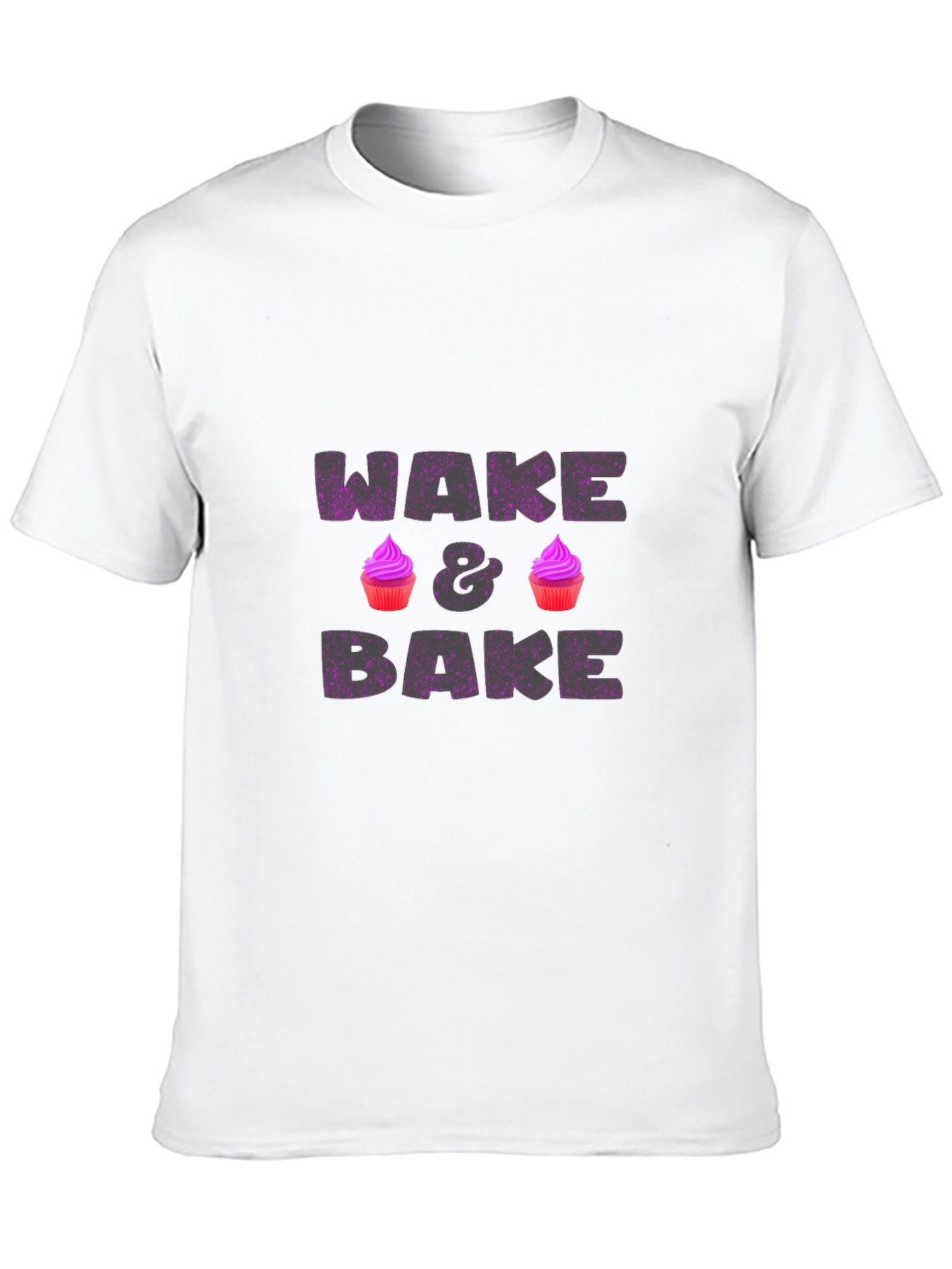 Wake & Bake Graphic Tee - Fun Novelty Design