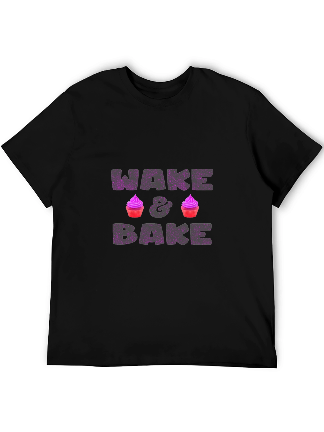 Wake & Bake Graphic Tee - Fun Novelty Design